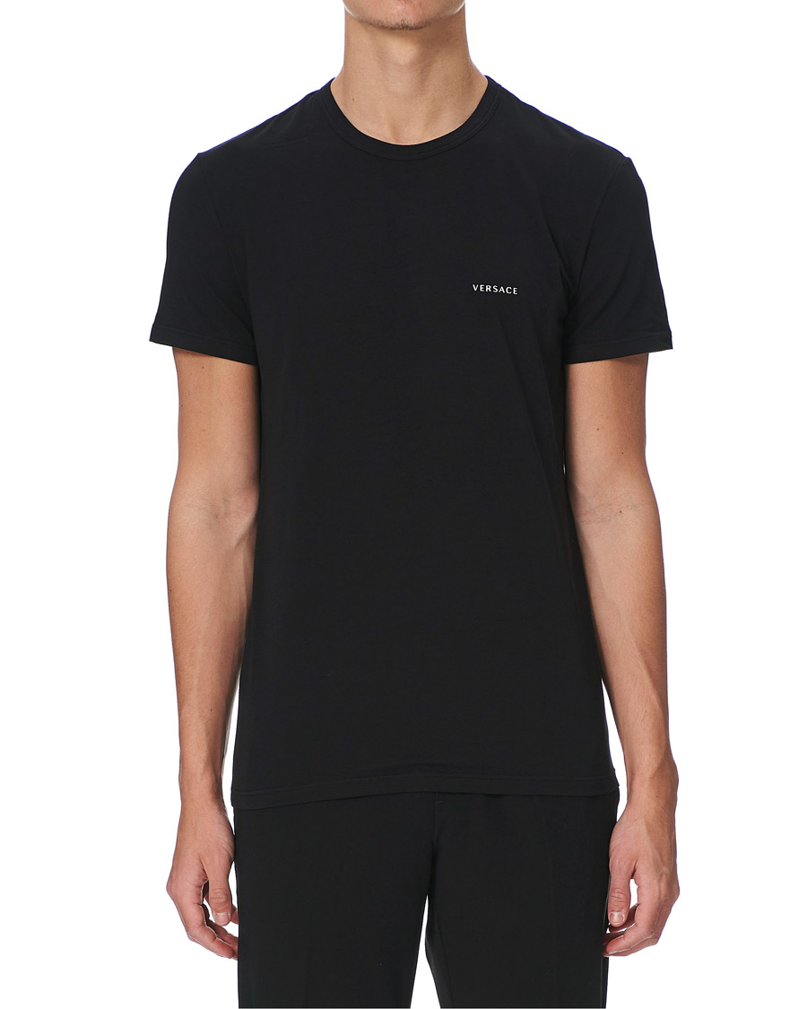 Herre | T-Shirts | Versace | Logo Tee Black