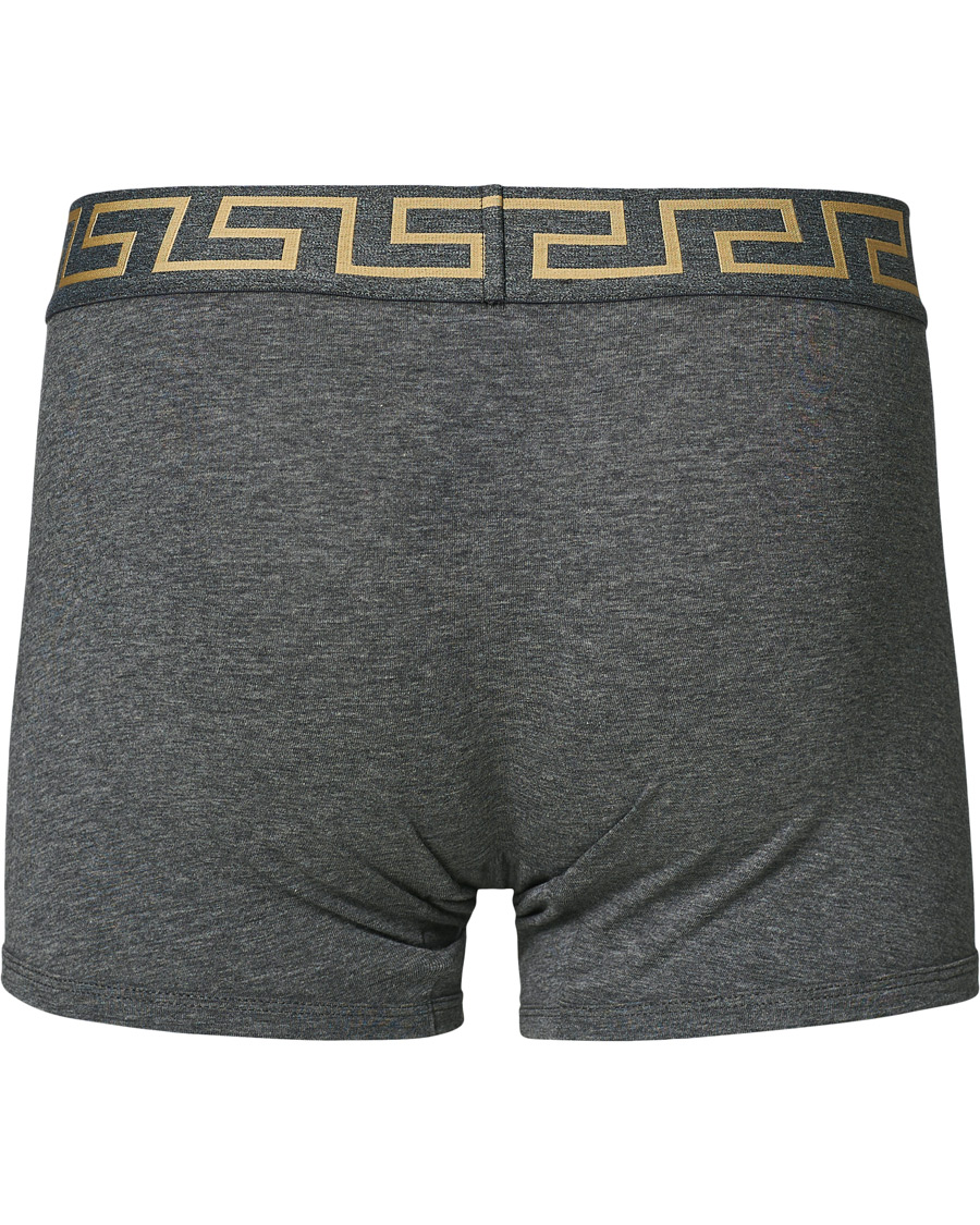Herre | Undertøj | Versace | Greca Boxer Briefs Grey Melange