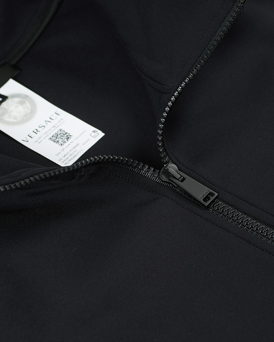 Herre | Trøjer | Versace | Monogram Zip Sweater Black