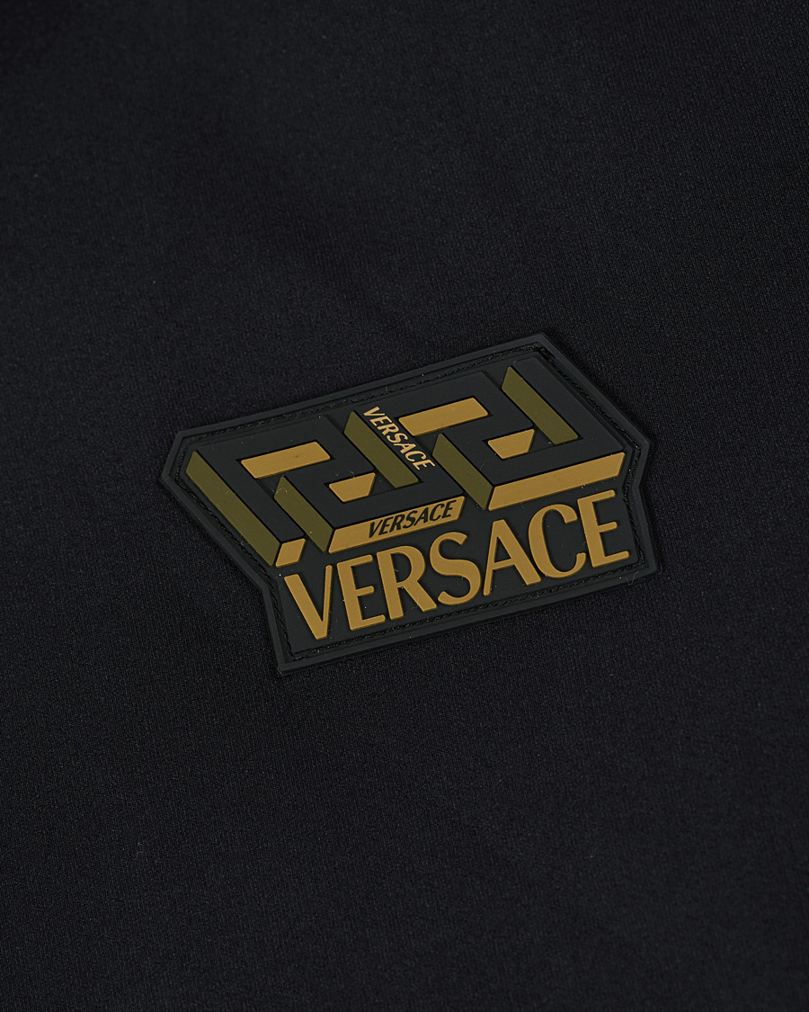 Herre | Trøjer | Versace | Monogram Zip Sweater Black