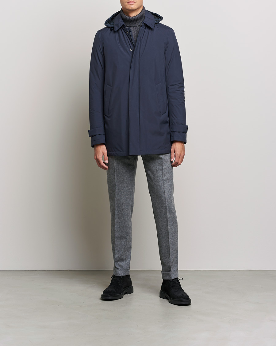 Herre | Jakker | Herno | Laminar Waterproof Down Coat Navy