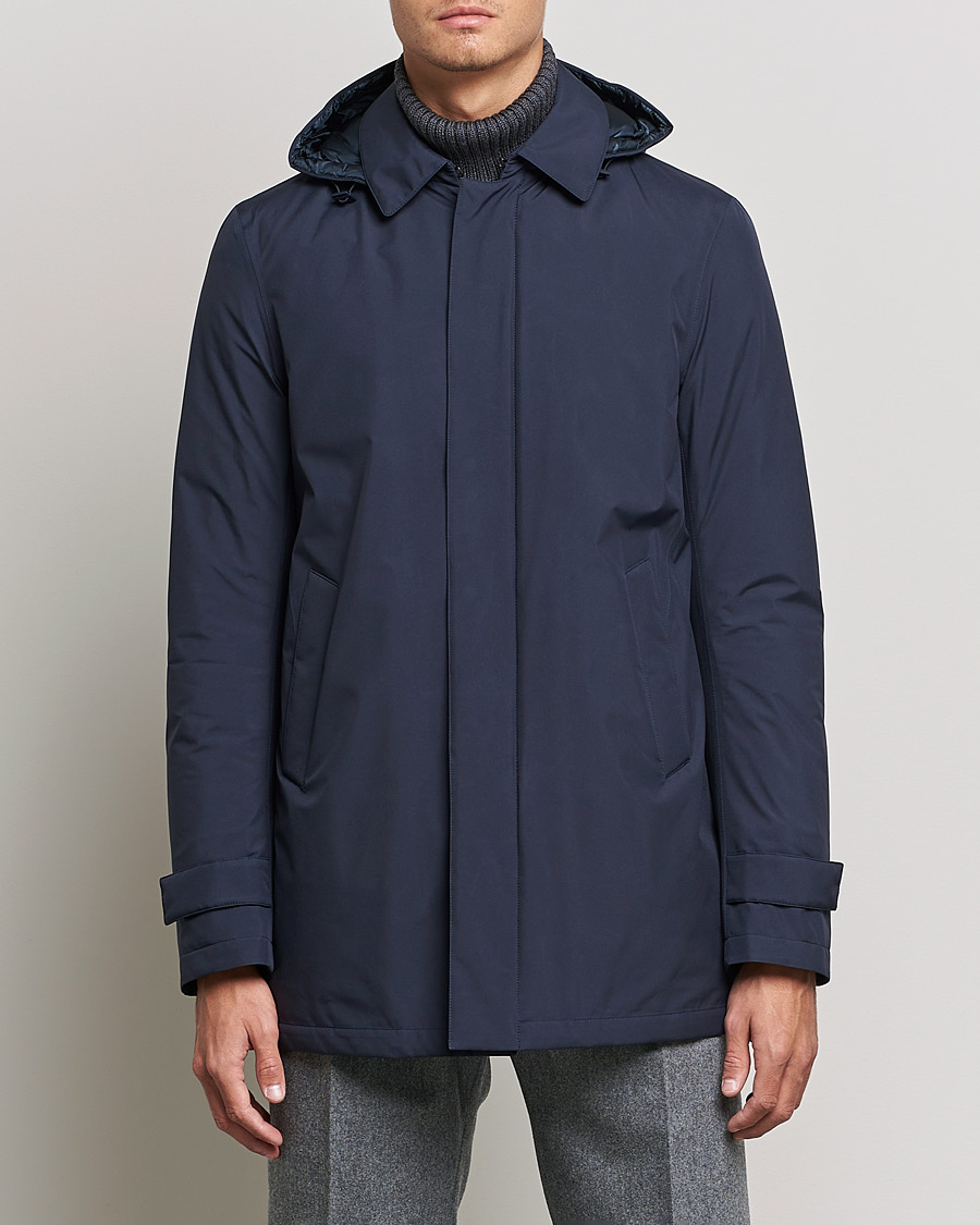 Herre | Jakker | Herno | Laminar Waterproof Down Coat Navy