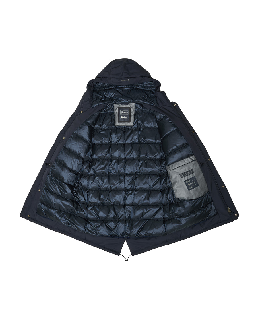 Herre | Jakker | Herno | Laminar Waterproof Down Coat Navy
