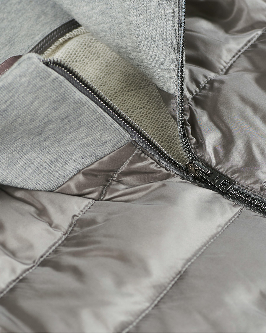 Herre | Jakker | Herno | Nylon Ultralight Gilet Grigio Perla