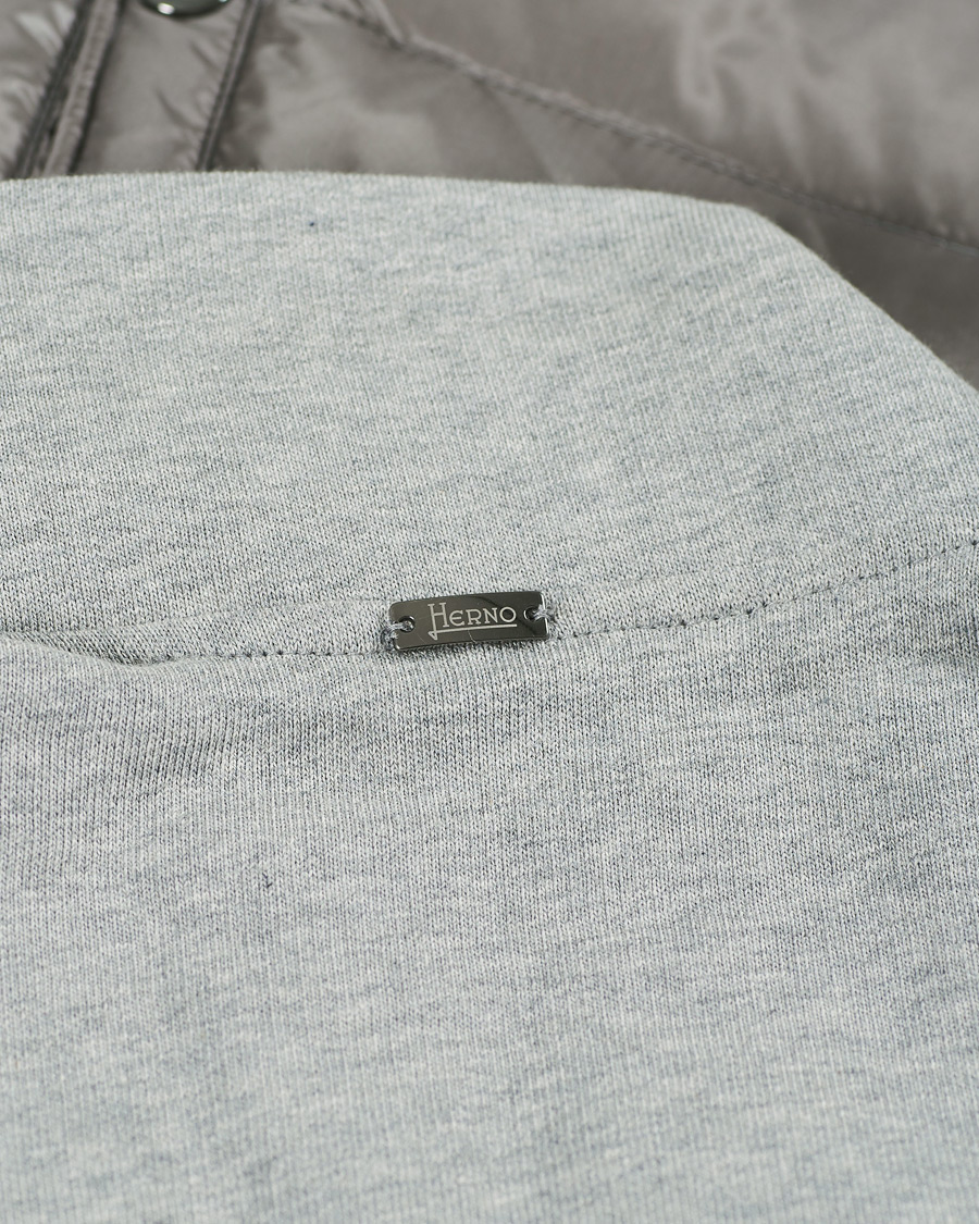 Herre | Jakker | Herno | Nylon Ultralight Gilet Grigio Perla