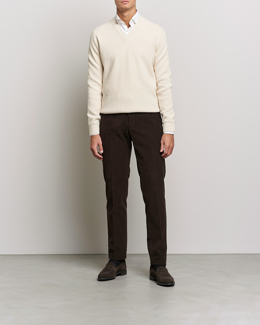 Herre | Trøjer | Morris Heritage | Maretiimo V-Neck Off White