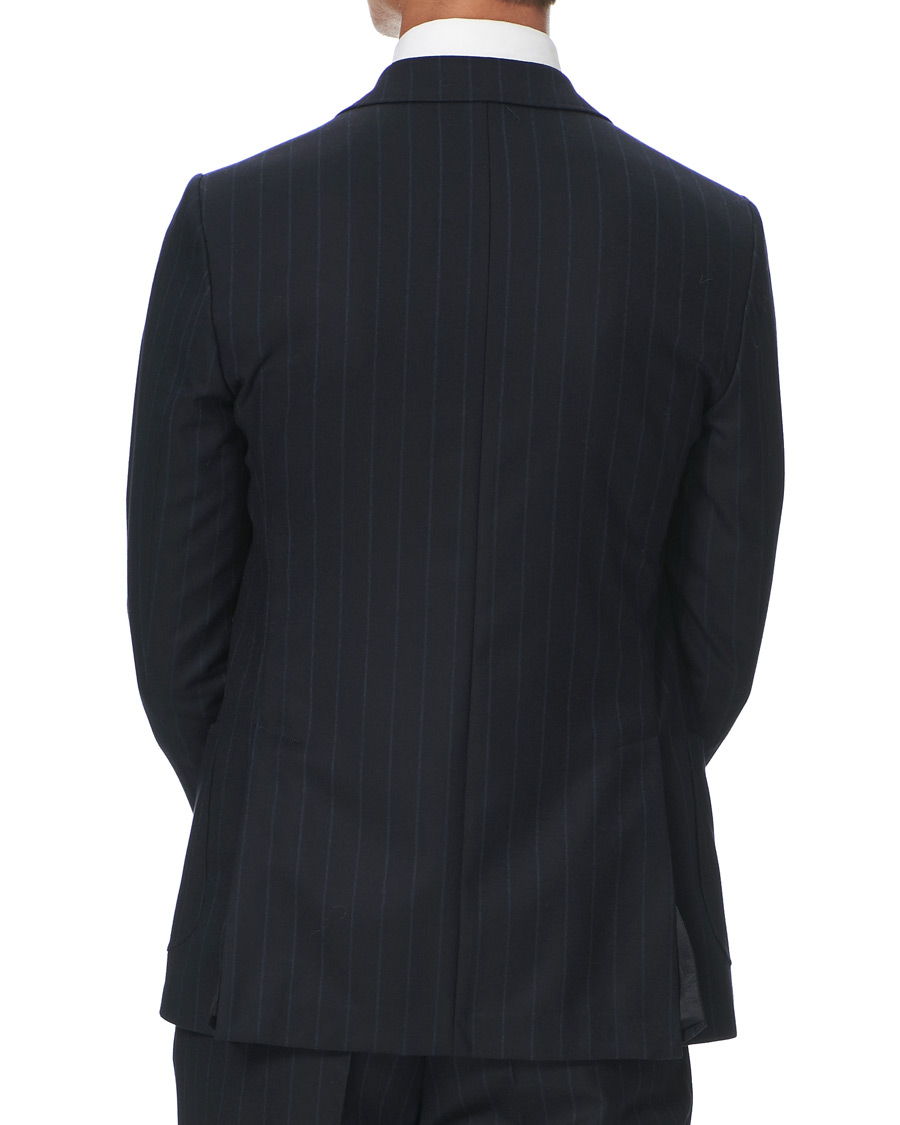 Herre | Blazere & jakker | Morris Heritage | Pinstripe Double Breasted Suit Blazer Navy