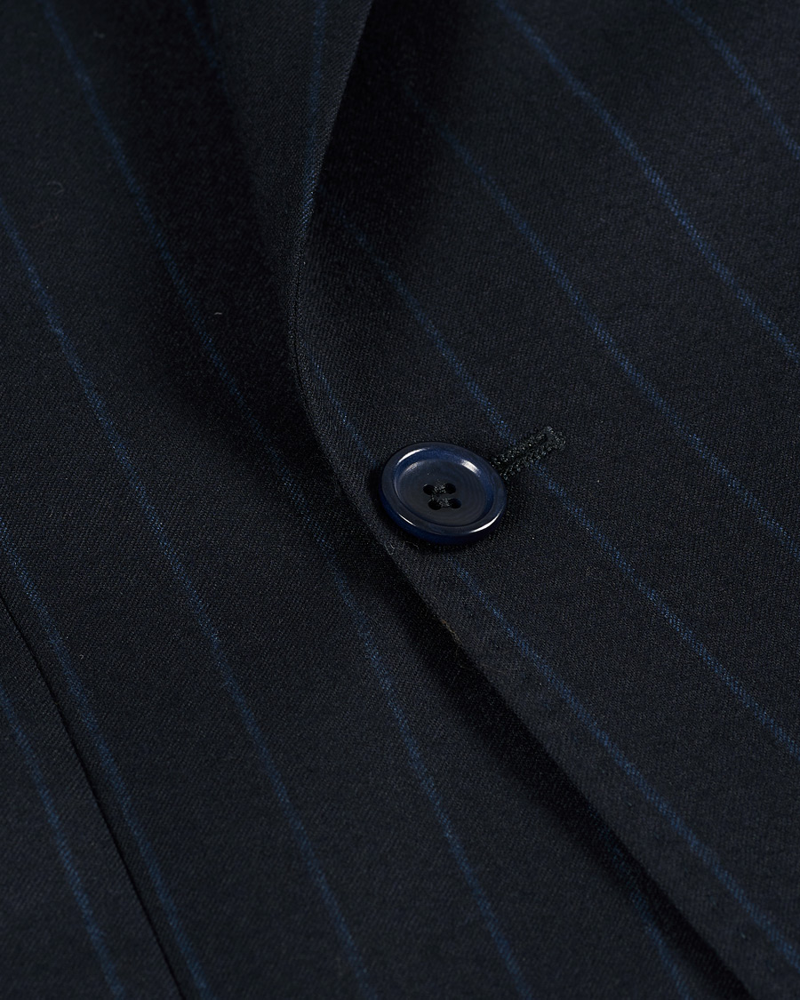 Herre | Blazere & jakker | Morris Heritage | Pinstripe Double Breasted Suit Blazer Navy