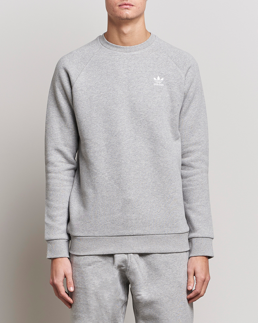 Herre | Sweatshirts | adidas Originals | Essential Trefoil Sweatshirt Grey