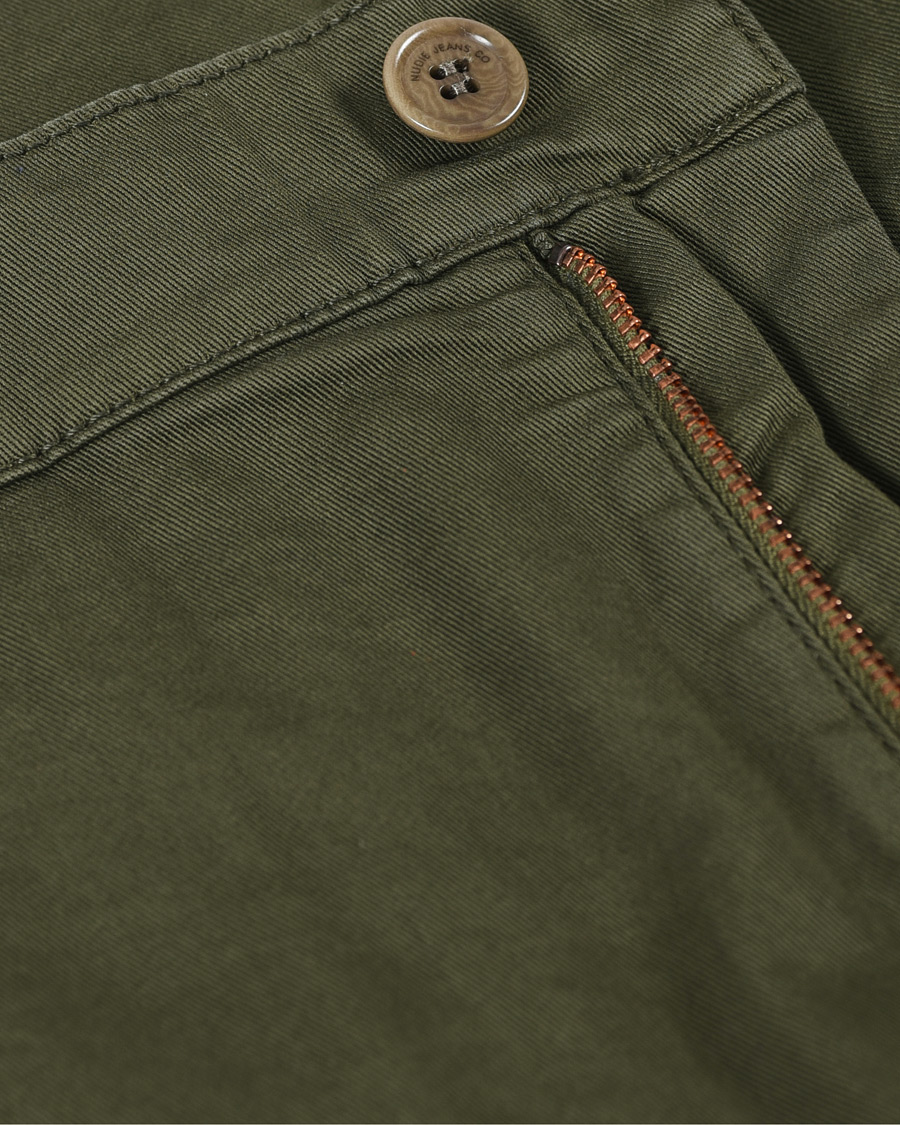 Herre | Bukser | Nudie Jeans | Easy Alvin Chinos Olive
