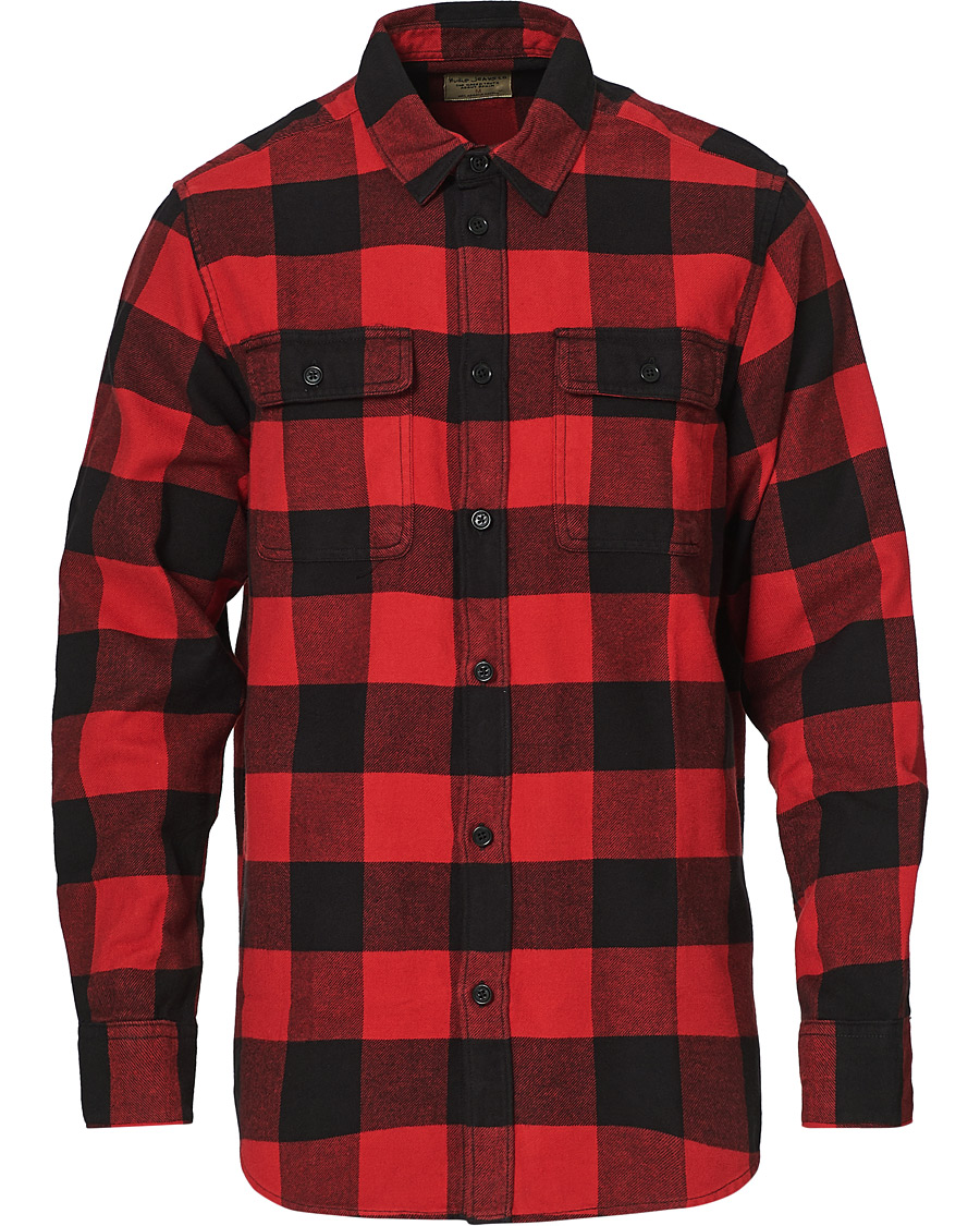 Herre | Skjorter | Nudie Jeans | Gabriel Buffalo Check Shirt Red