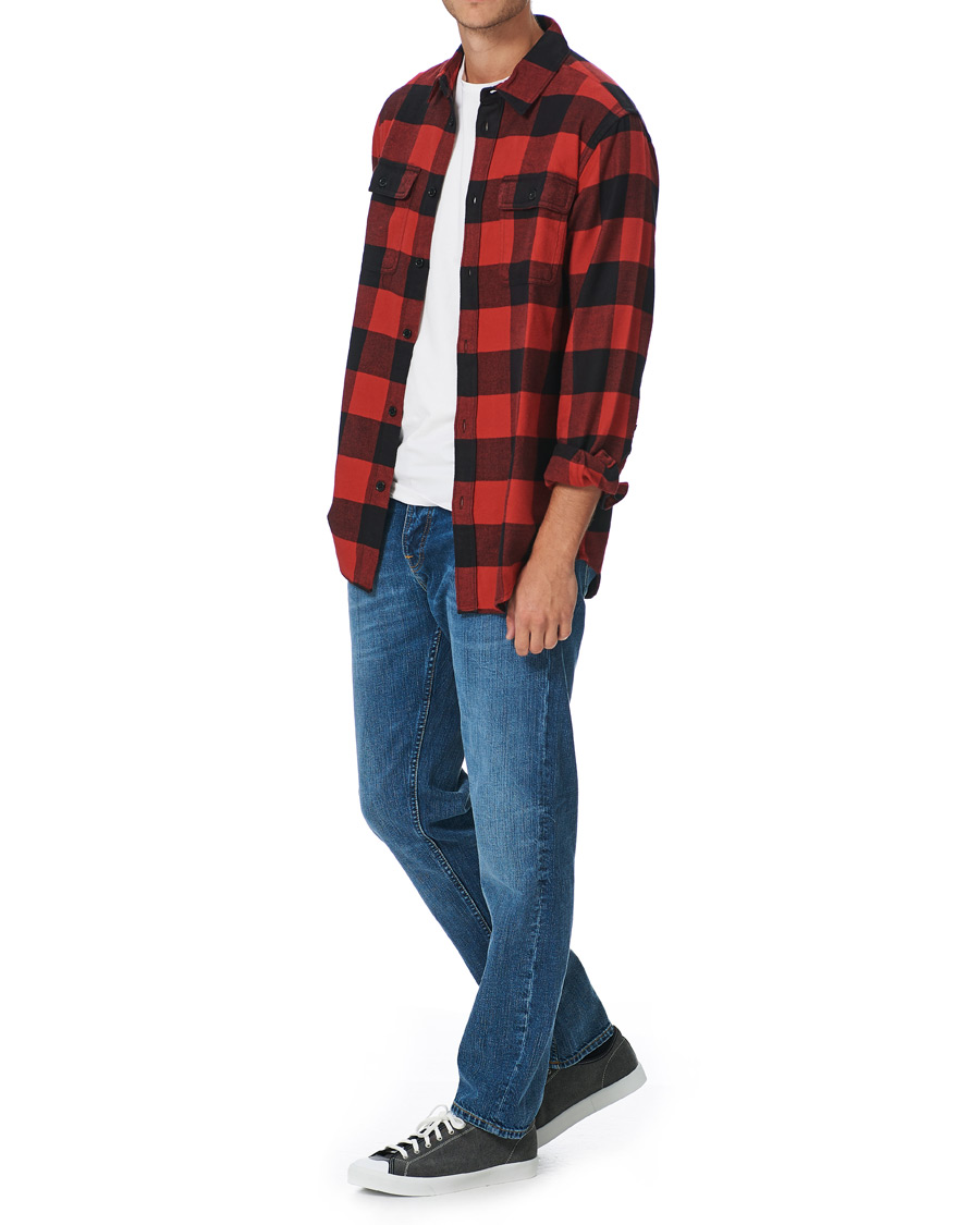 Herre | Skjorter | Nudie Jeans | Gabriel Buffalo Check Shirt Red