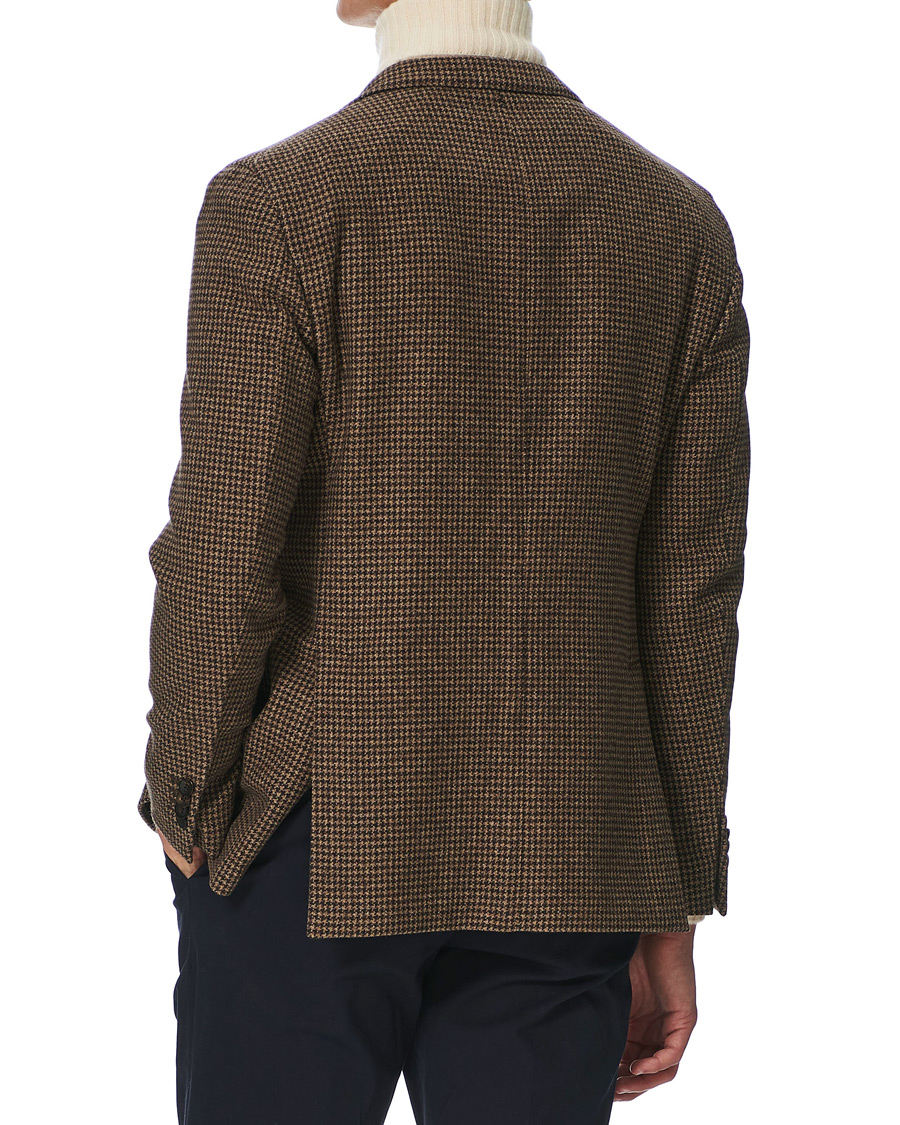 Herre | Blazere & jakker | Boglioli | K Jacket Houndstooth Blazer Brown
