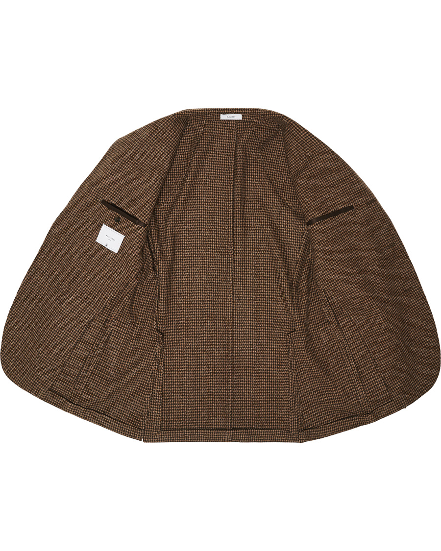 Herre | Blazere & jakker | Boglioli | K Jacket Houndstooth Blazer Brown