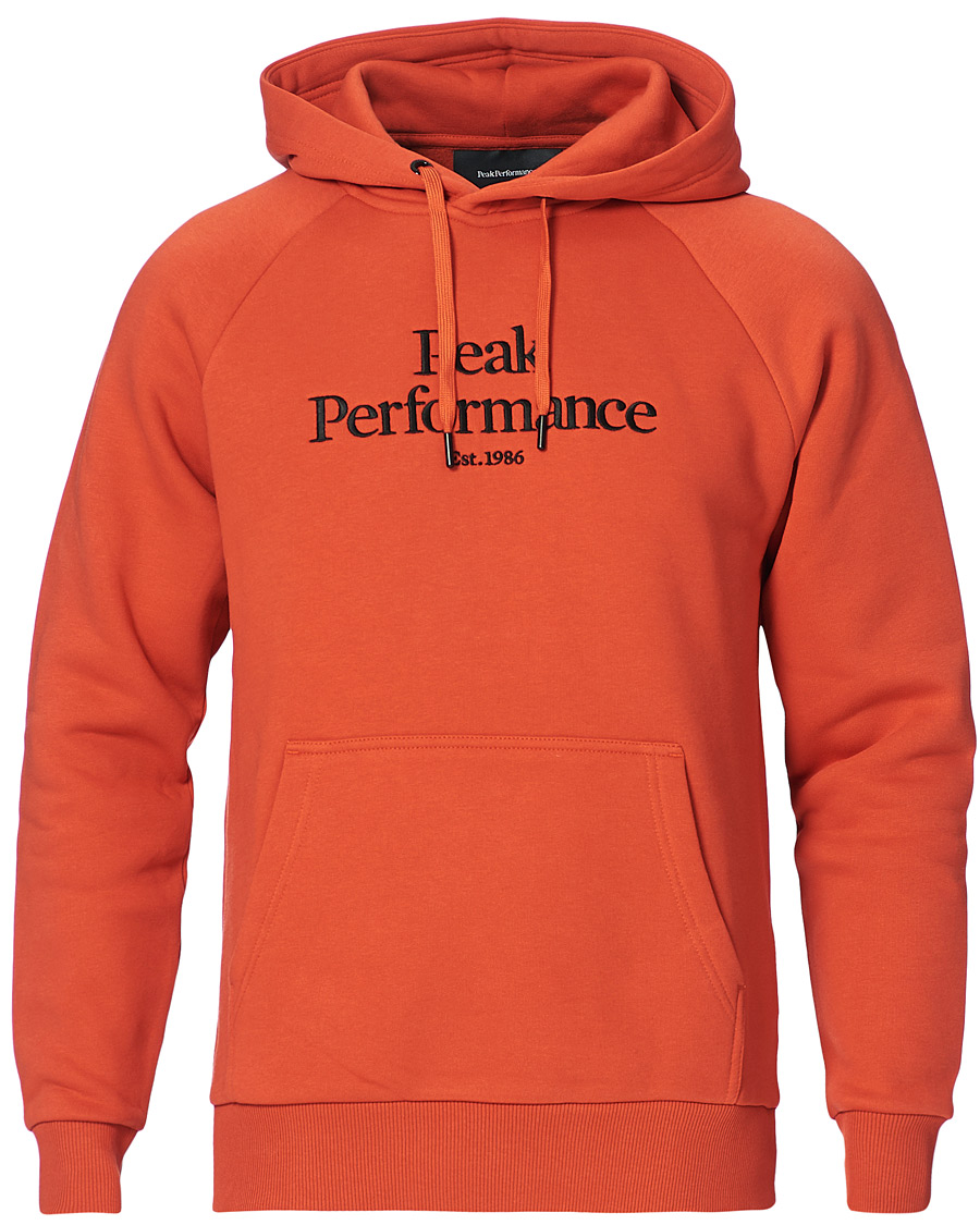 Herre | Trøjer | Peak Performance | Original Logo Hoodie Orange