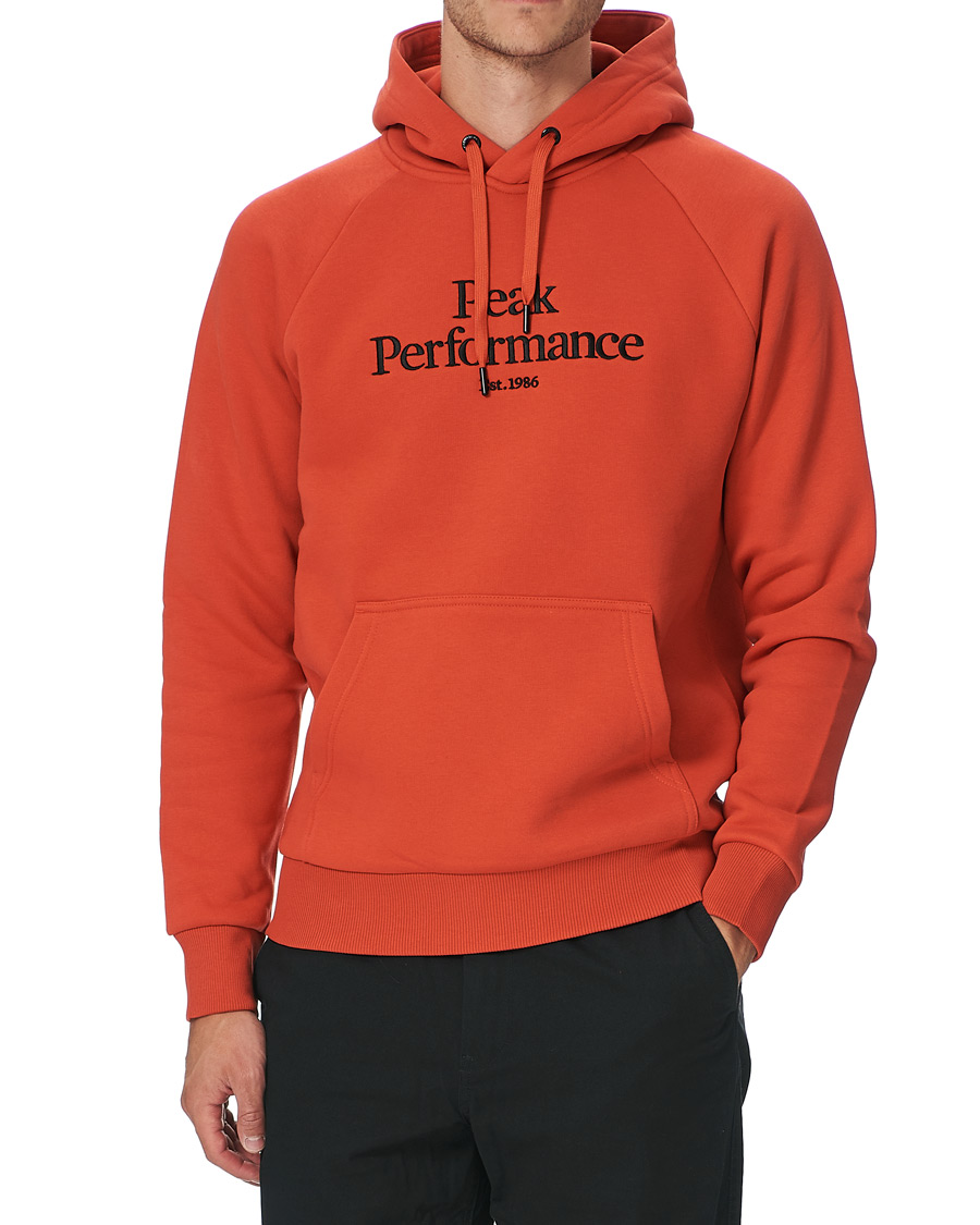 Herre | Trøjer | Peak Performance | Original Logo Hoodie Orange