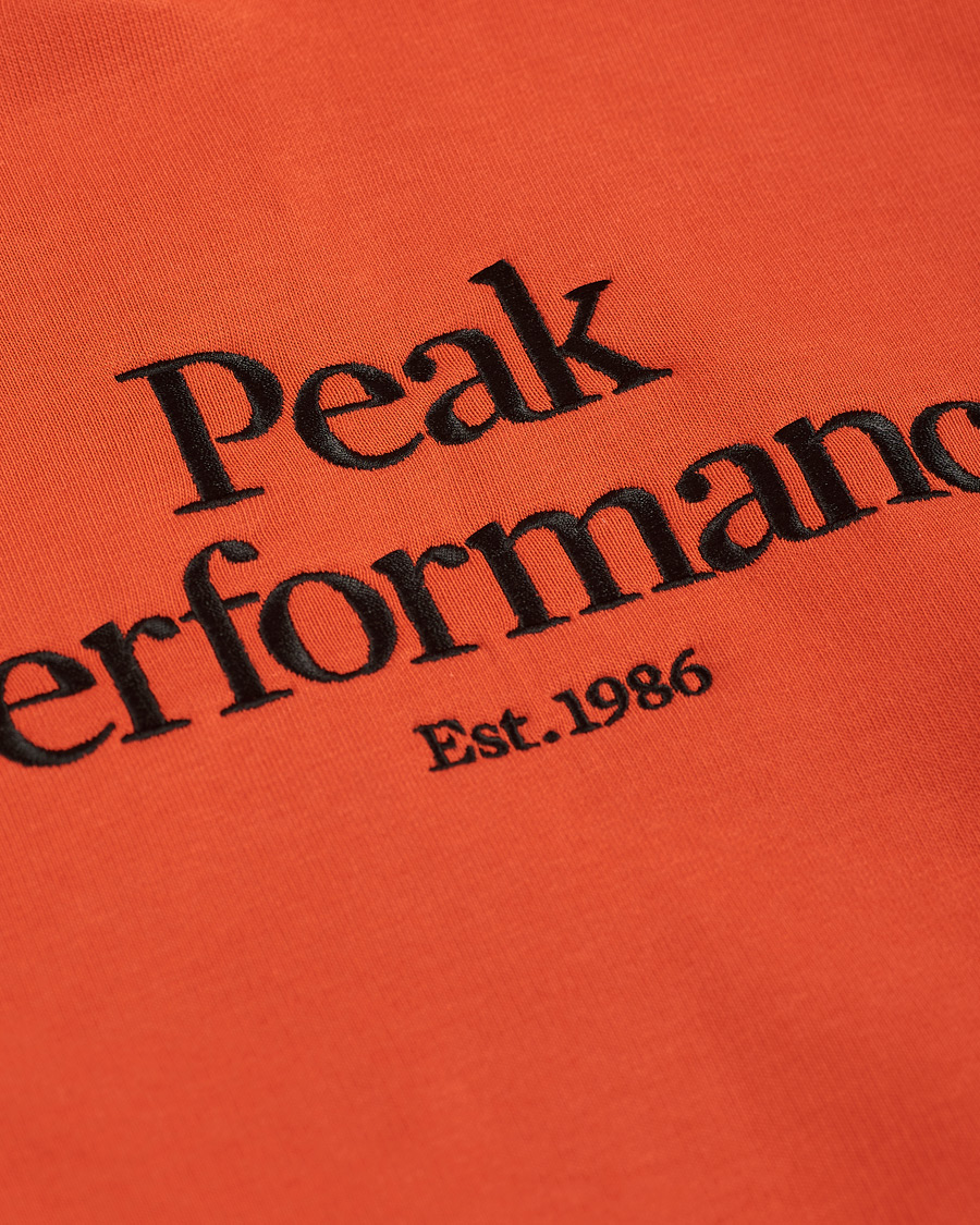 Herre | Trøjer | Peak Performance | Original Logo Hoodie Orange