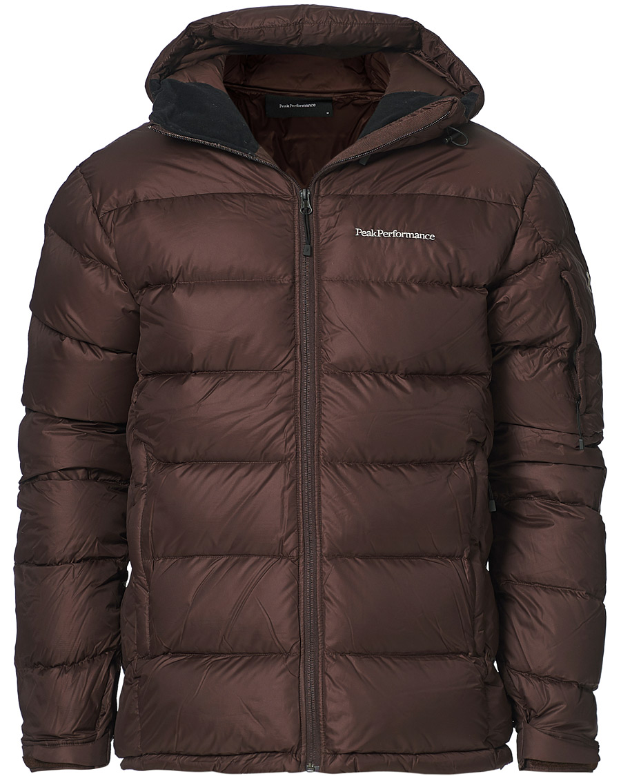 Herre | Jakker | Peak Performance | Frost Down Hooded Jacket Ridge Rock