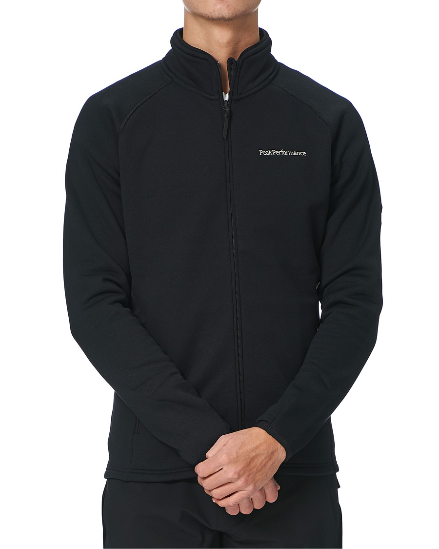 Herre | Trøjer | Peak Performance | Chill Full Zip Jacket Black