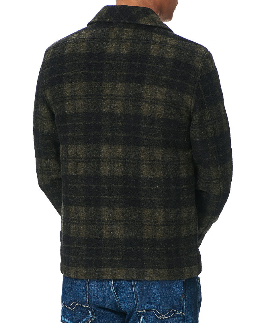 Herre | Jakker | Peak Performance | Checked Wool Shirt Olive