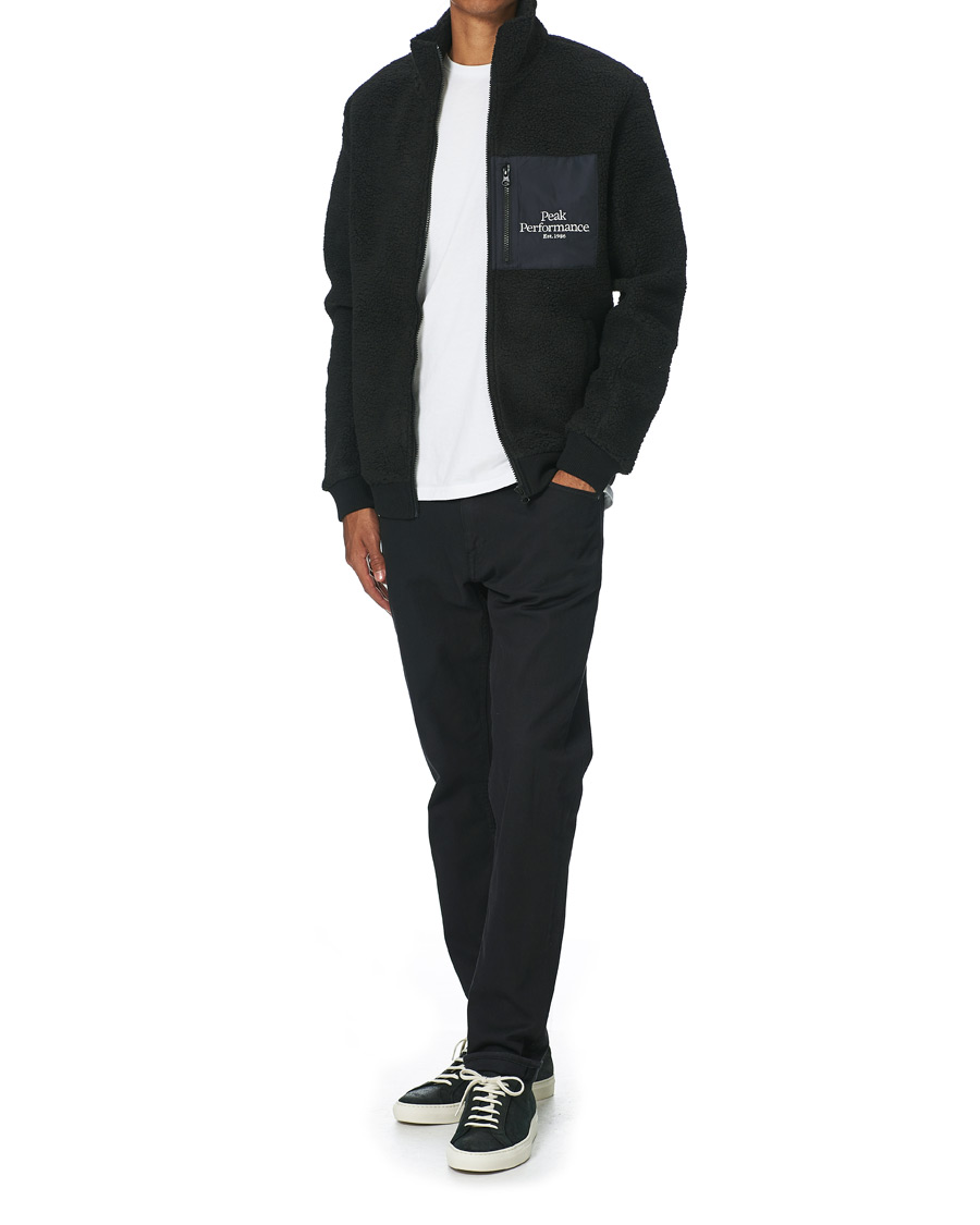 Herre | Trøjer | Peak Performance | Original Pile Zip Jacket Black