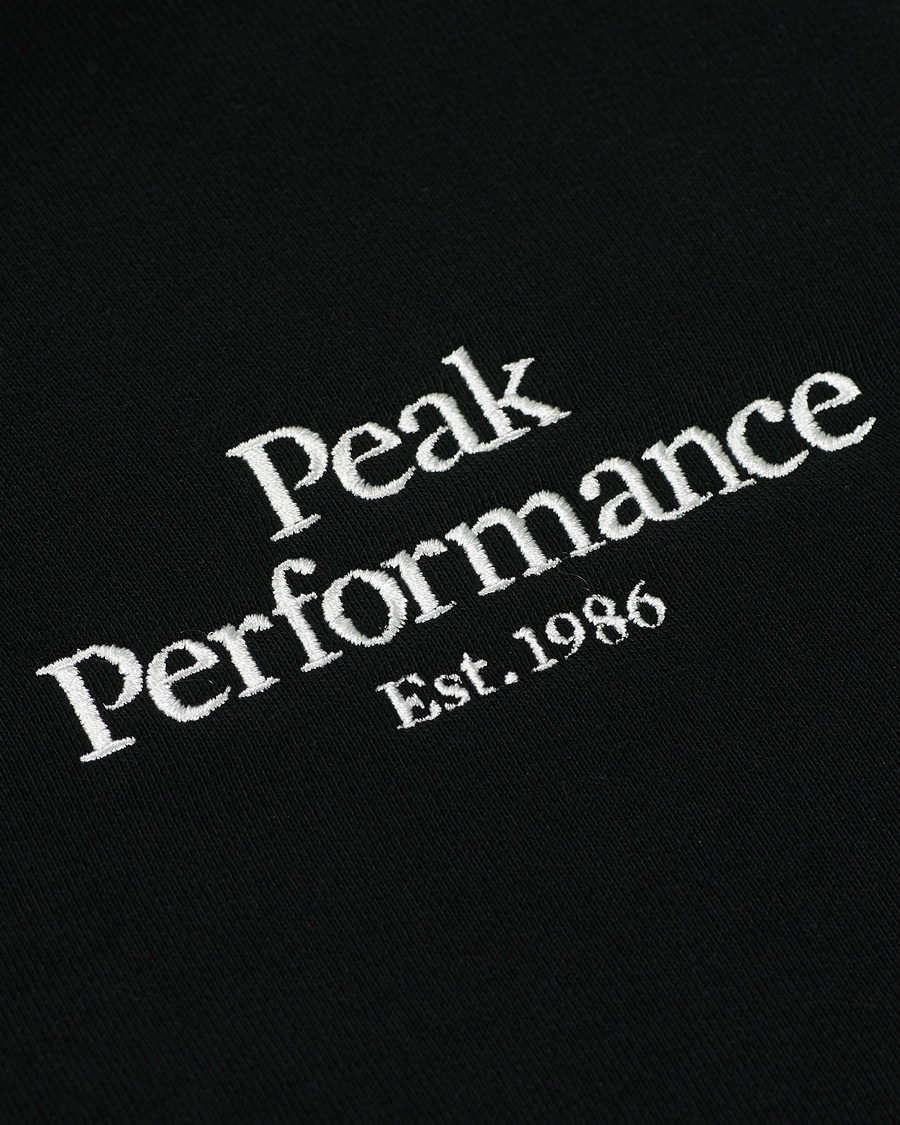 Herre | Trøjer | Peak Performance | Original Logo Full Zip Black