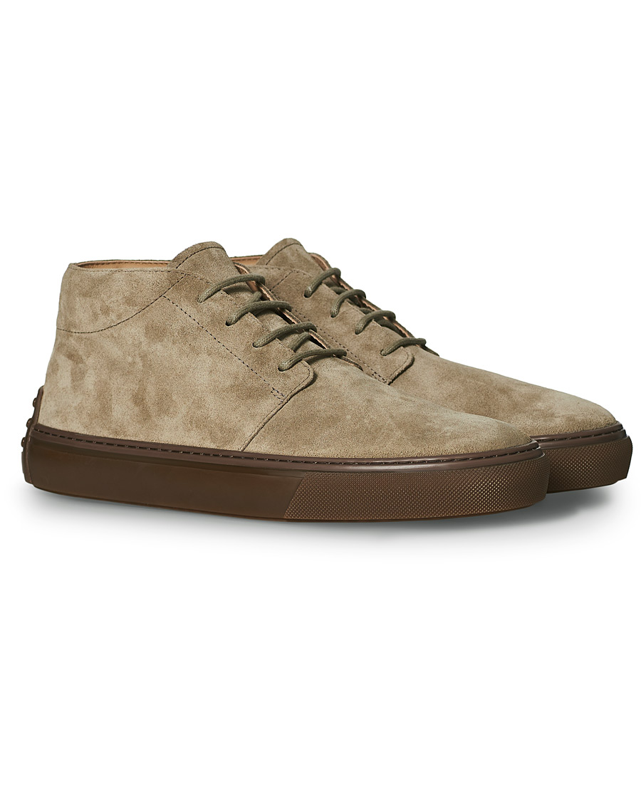 Herre | Tod's Cassetta Chukka Boot Olive Suede | Tod's | Cassetta Chukka Boot Olive Suede