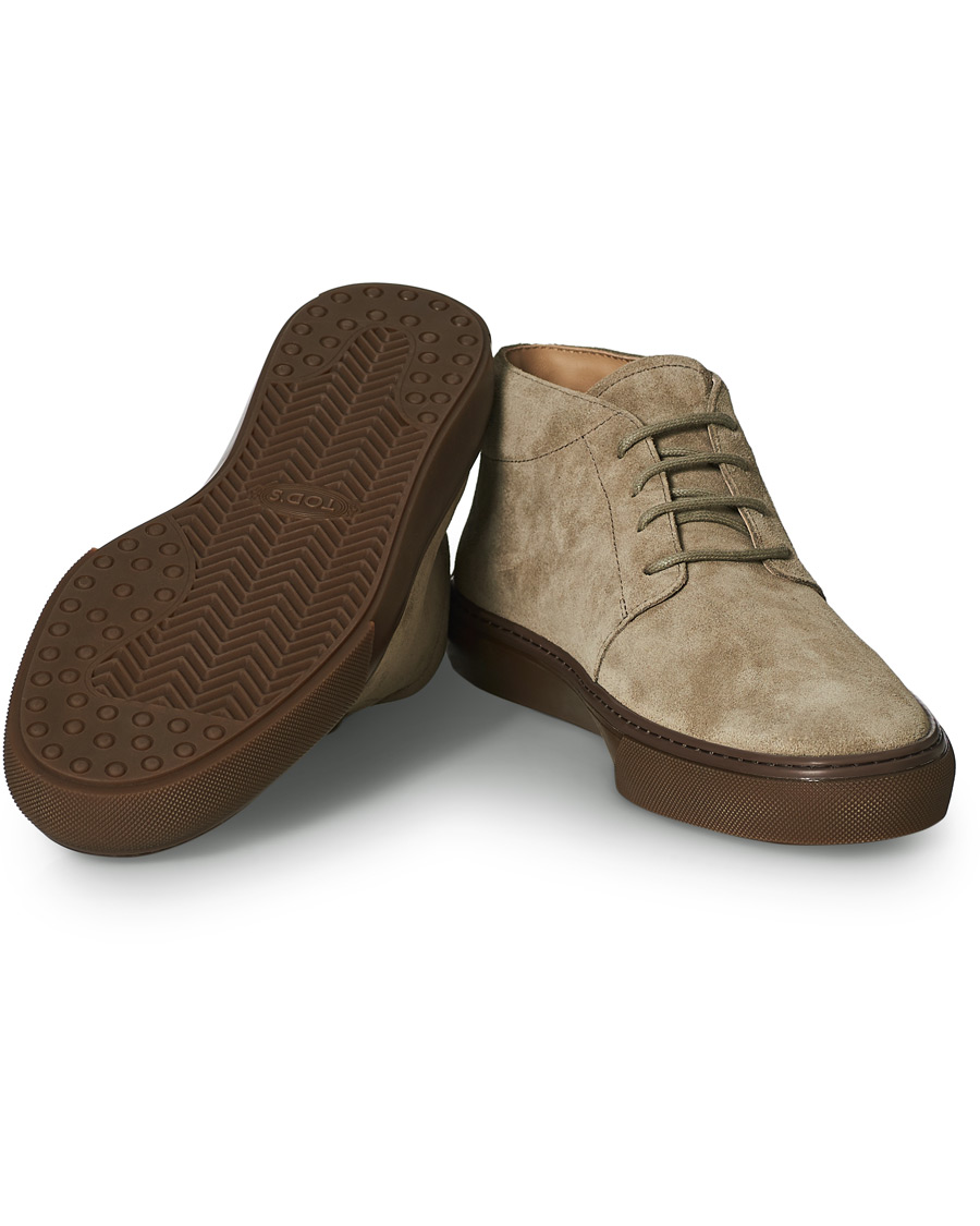 Herre | Tod's Cassetta Chukka Boot Olive Suede | Tod's | Cassetta Chukka Boot Olive Suede