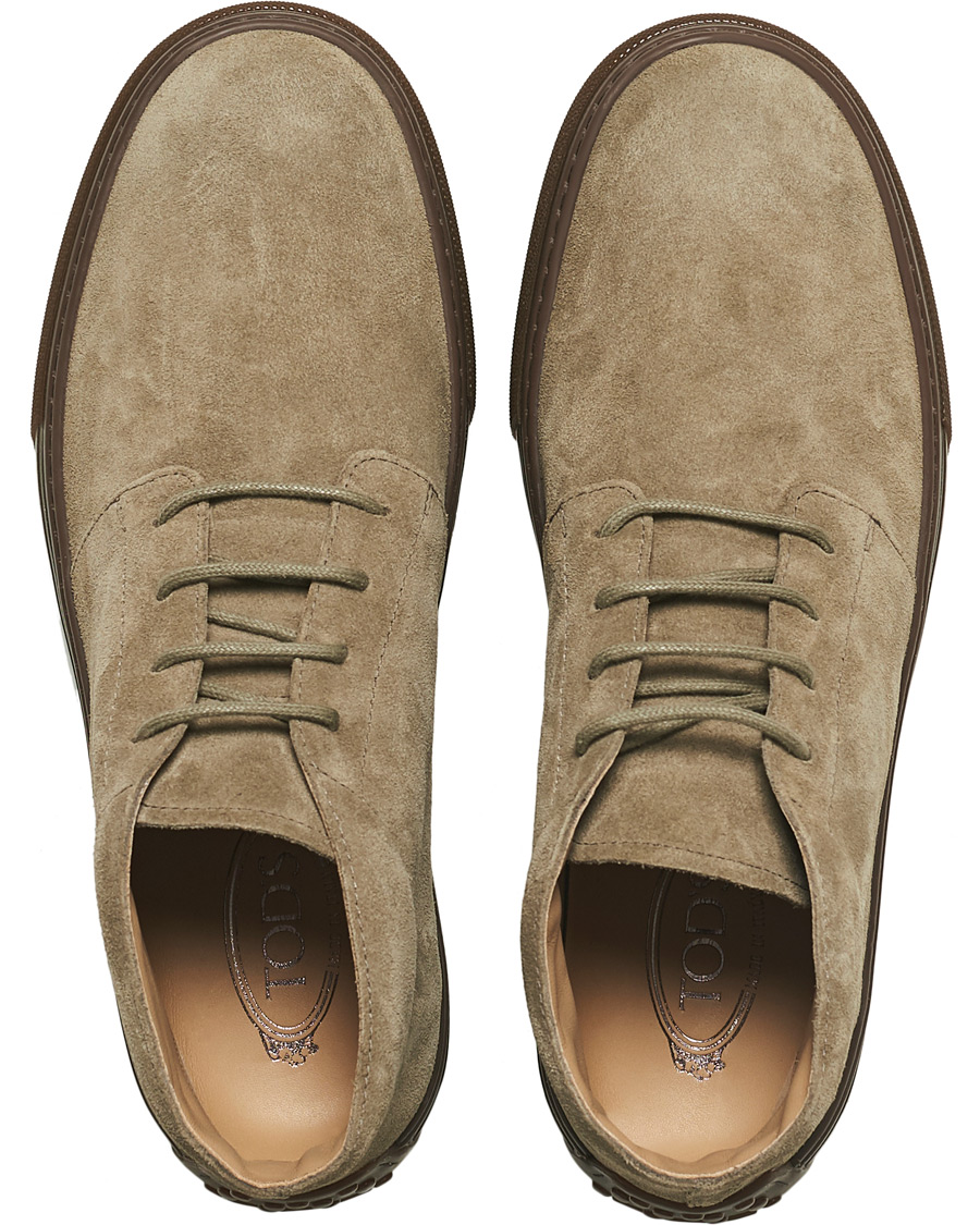 Herre | Tod's Cassetta Chukka Boot Olive Suede | Tod's | Cassetta Chukka Boot Olive Suede