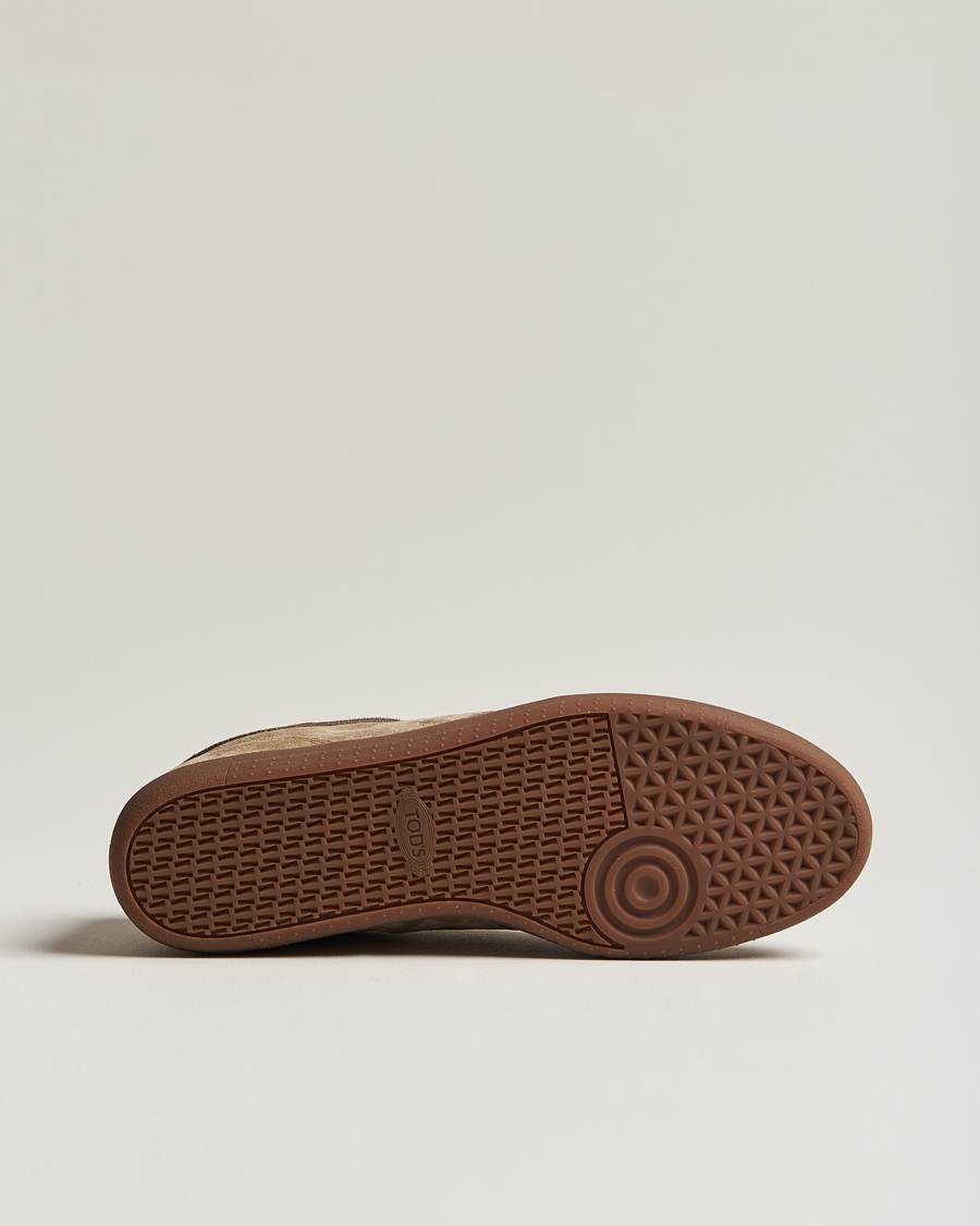 Herre | Tod's Cassetta Leggera Sneaker Beige Suede | Tod's | Cassetta Leggera Sneaker Beige Suede