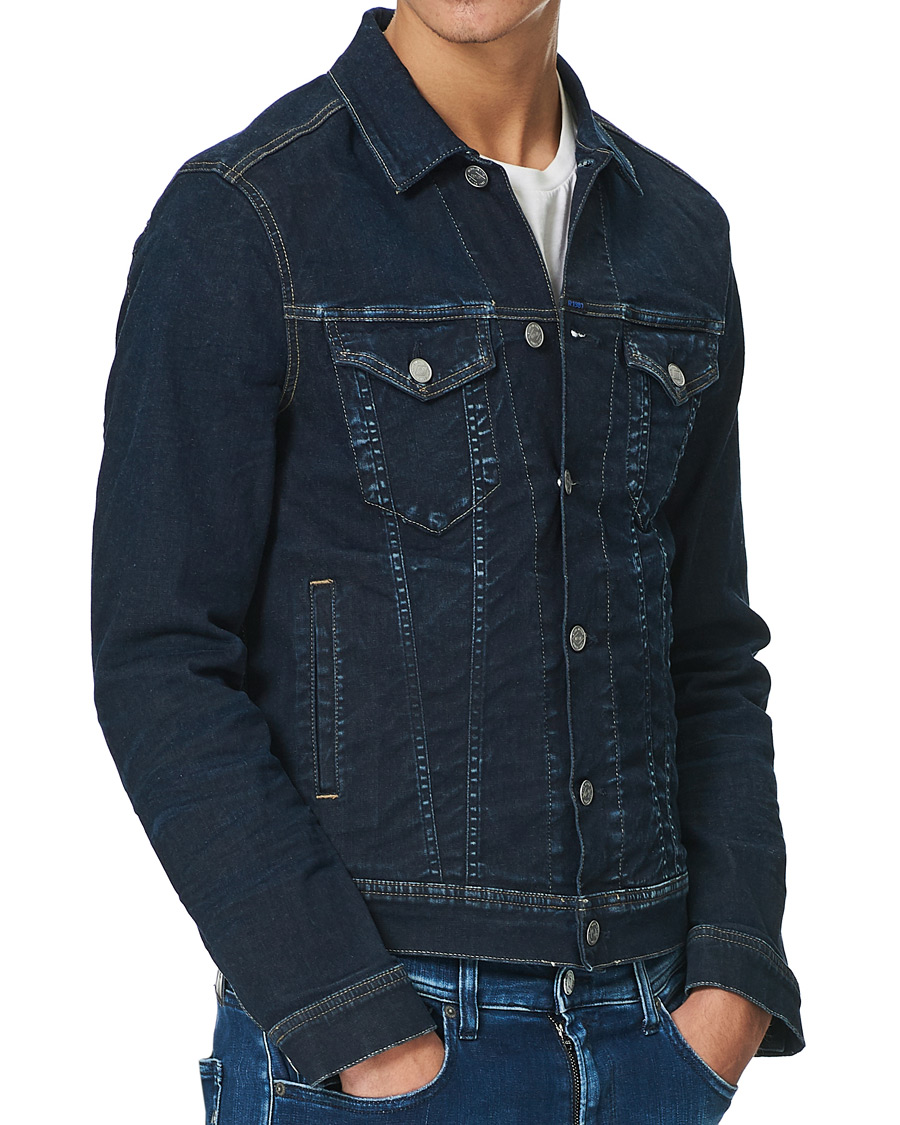 Herre | Jakker | Replay | Denim Jacket Dark Blue