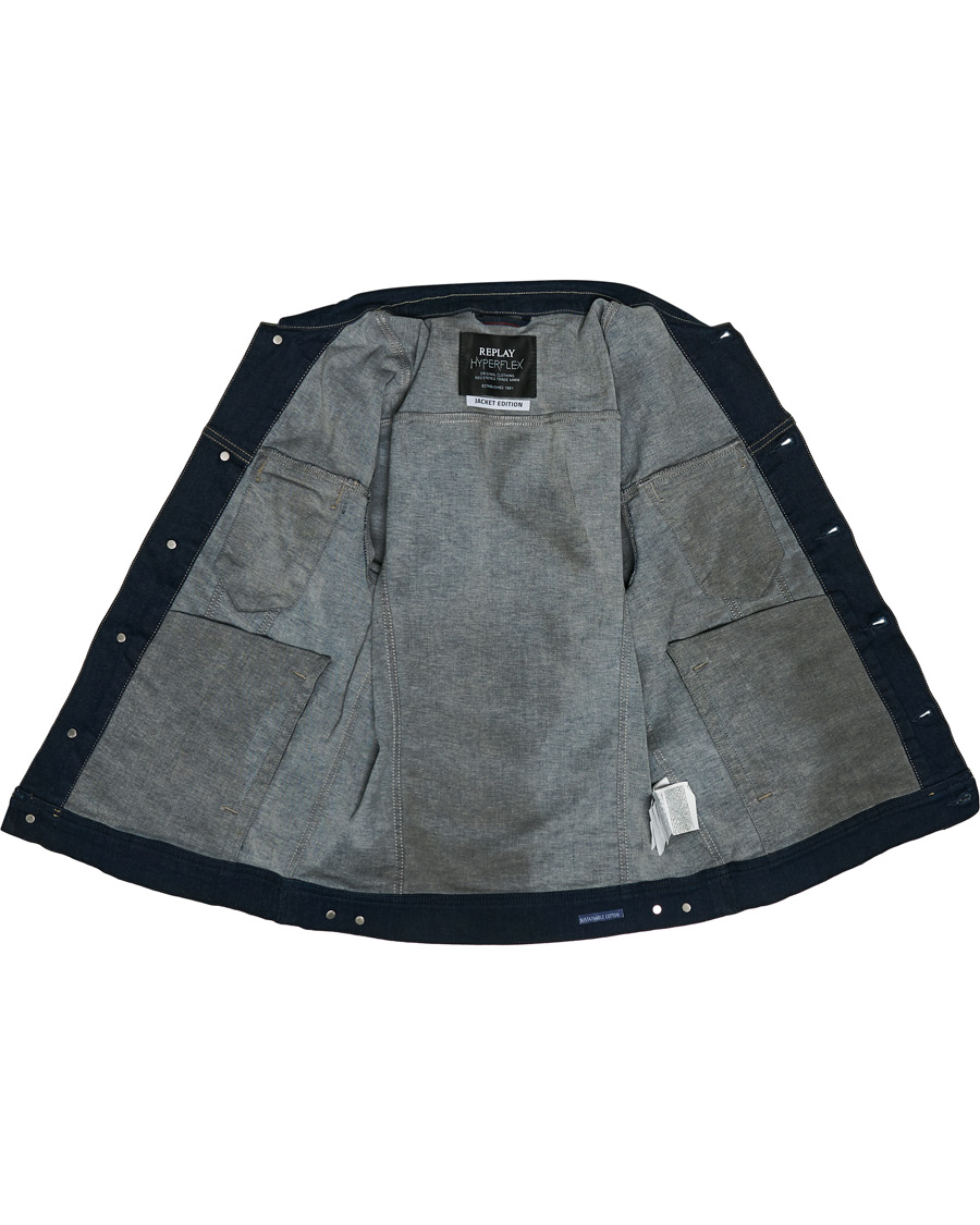Herre | Jakker | Replay | Denim Jacket Dark Blue