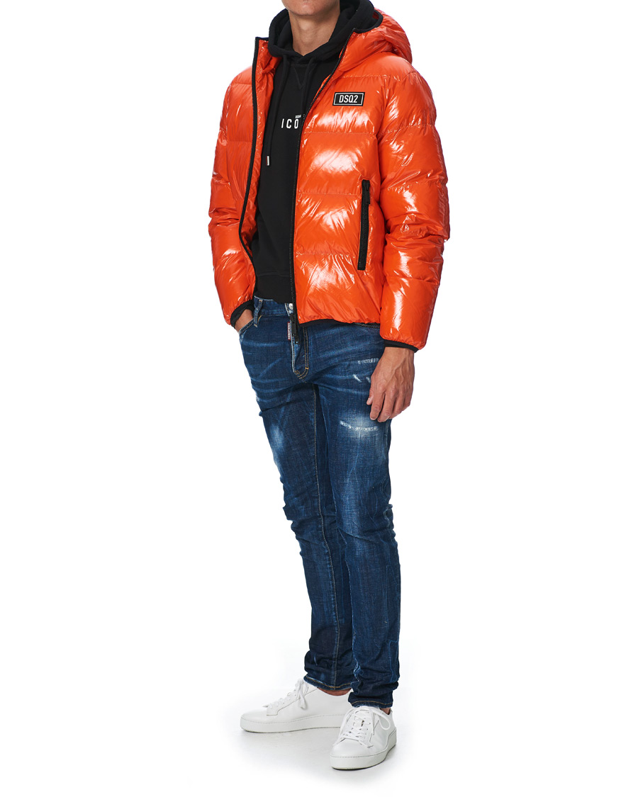 Herre | Jakker | Dsquared2 | Puffer Jacket Orange