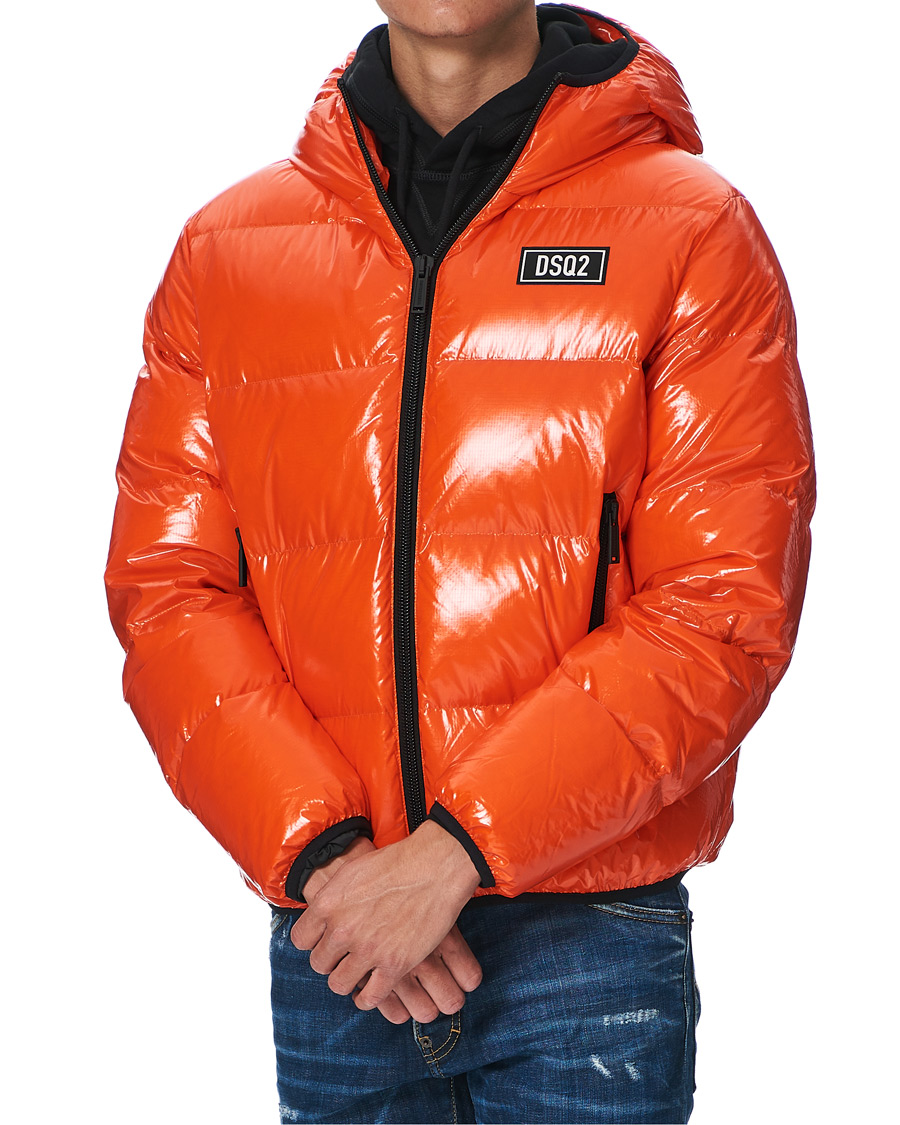 Herre | Jakker | Dsquared2 | Puffer Jacket Orange