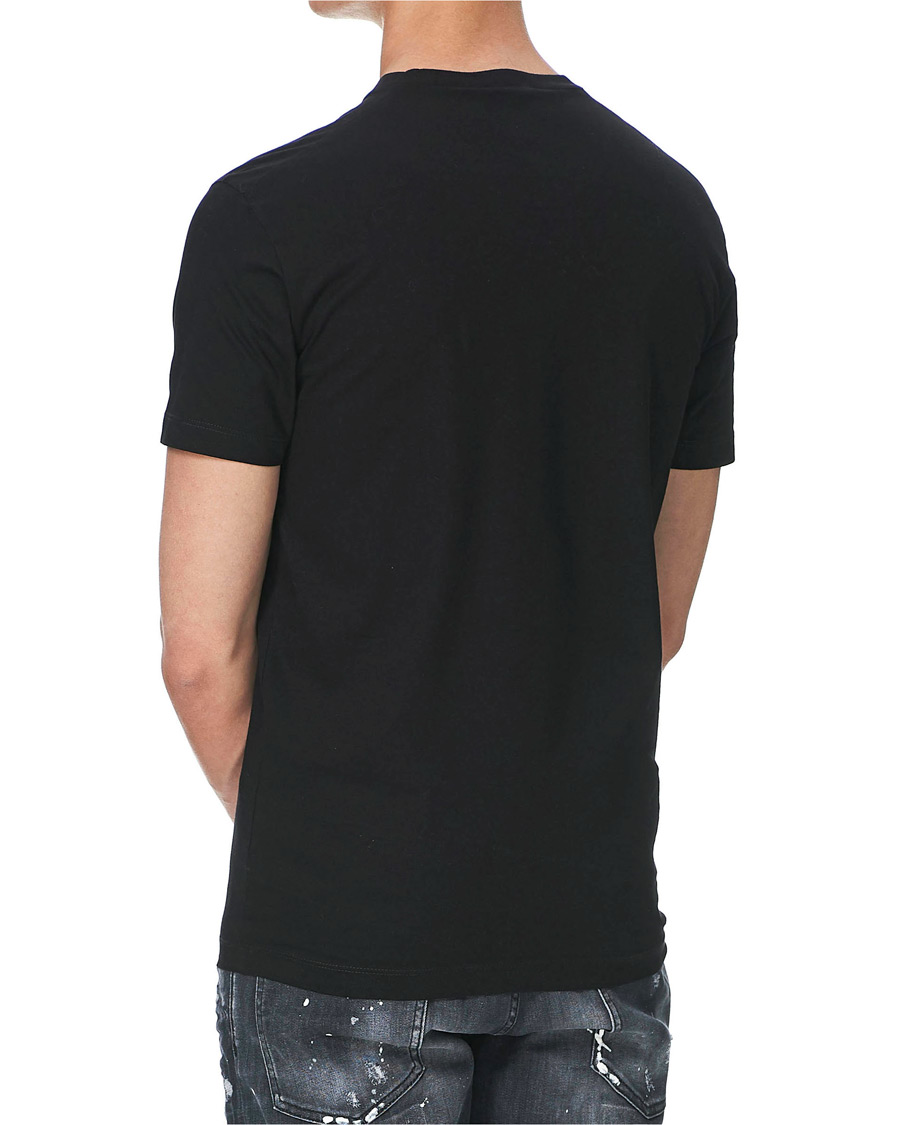 Herre | T-Shirts | Dsquared2 | Mini D2 Leaf Tee Black