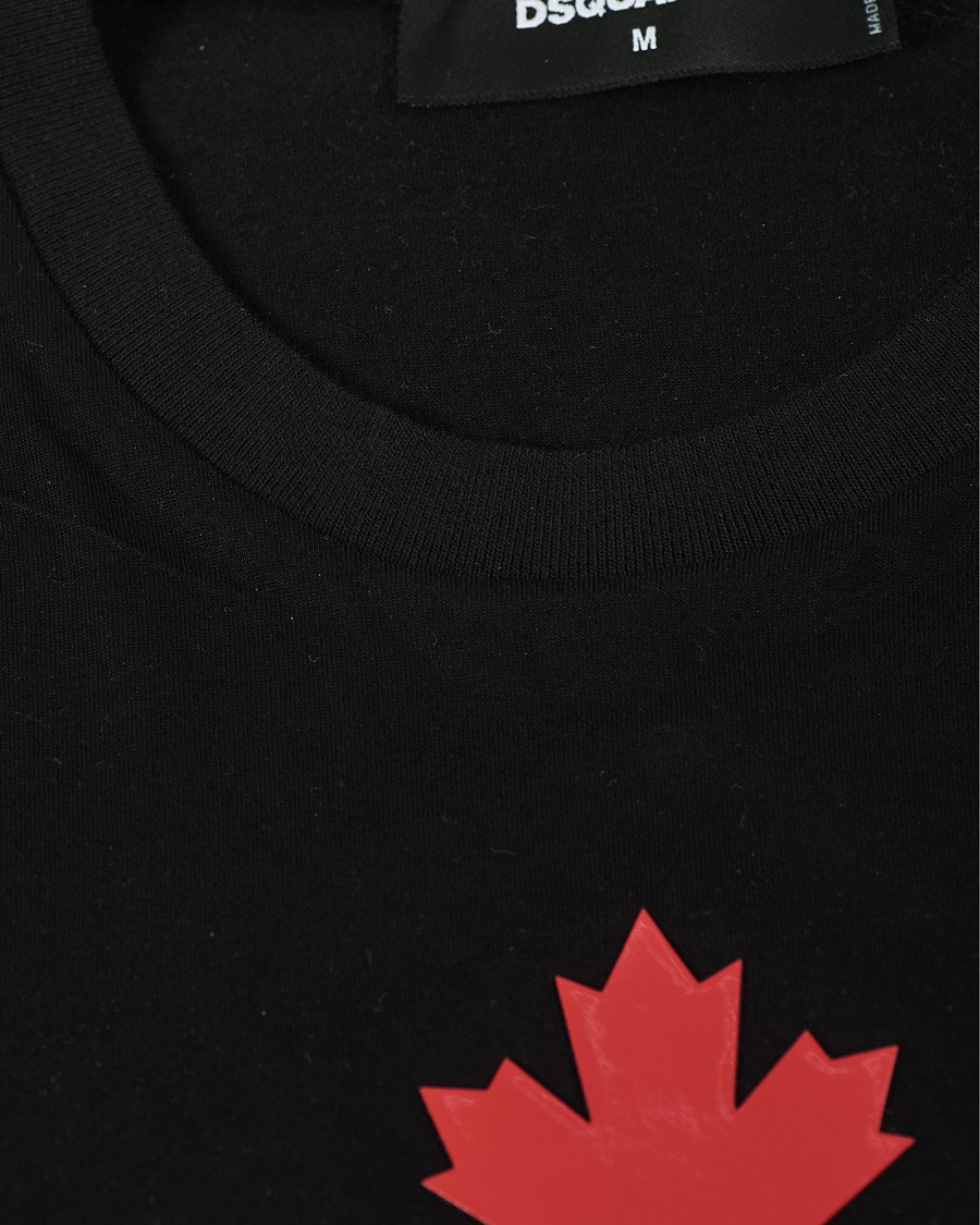 Herre | T-Shirts | Dsquared2 | Mini D2 Leaf Tee Black