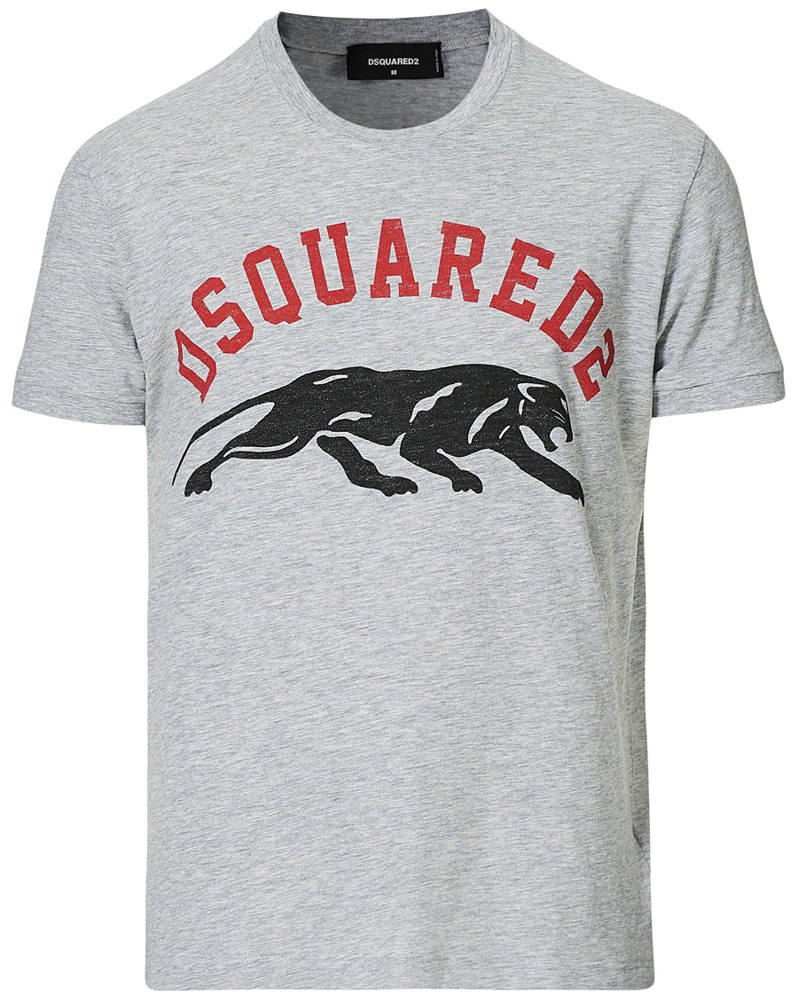 Herre | T-Shirts | Dsquared2 | Tiger Tee Grey Heather