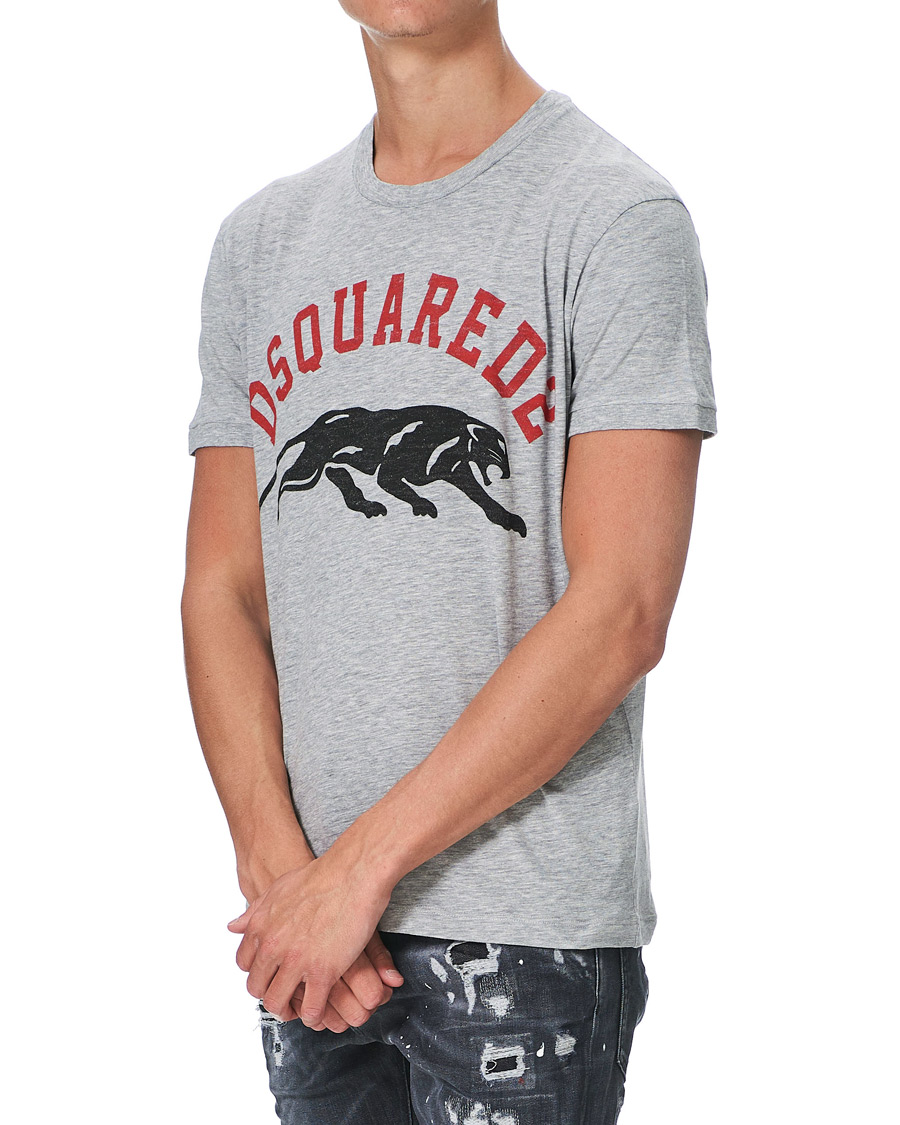 Herre | T-Shirts | Dsquared2 | Tiger Tee Grey Heather
