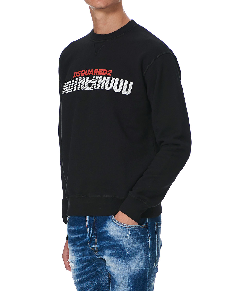 Herre | Trøjer | Dsquared2 | Brotherhood Sweatshirt Black