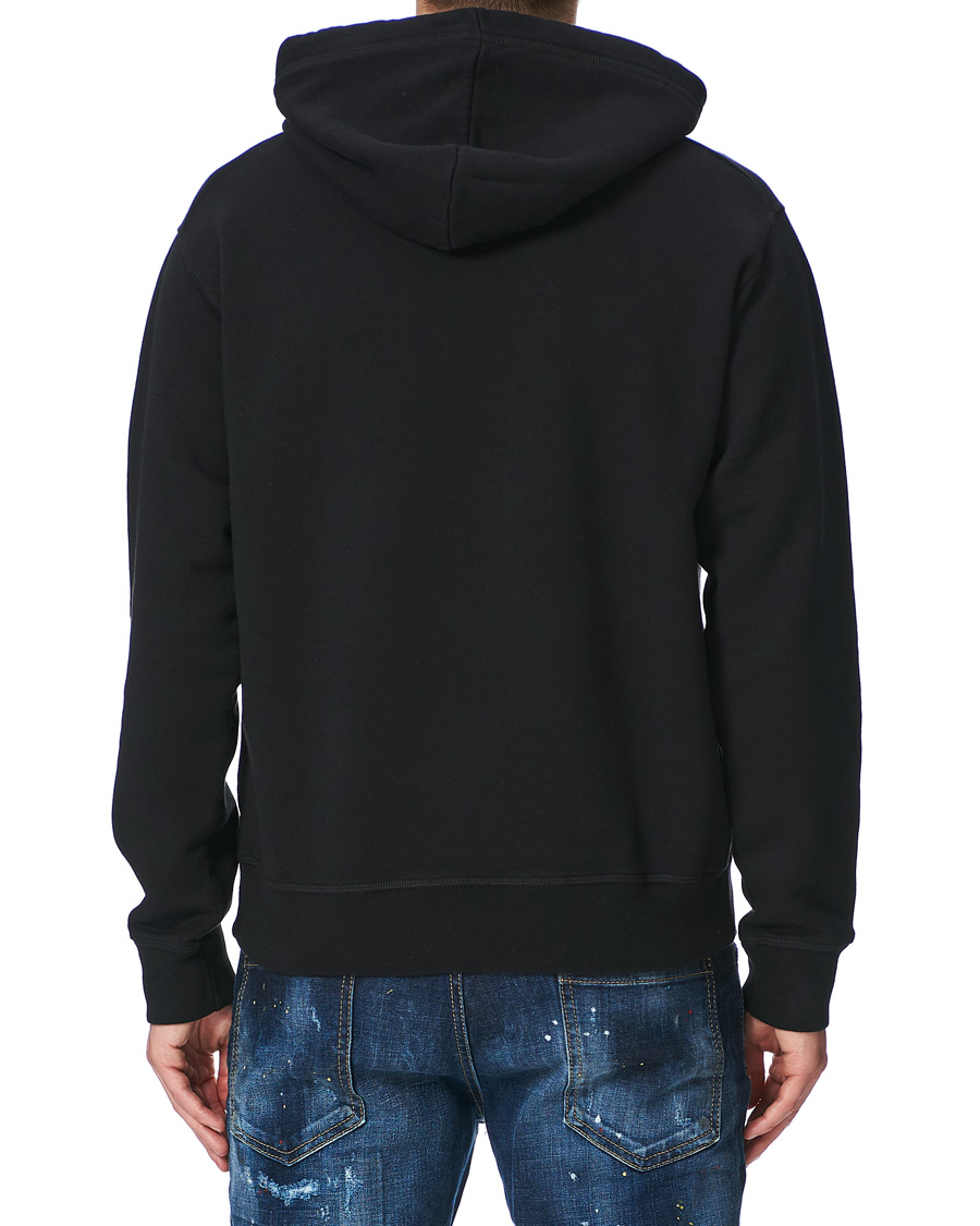Herre | Trøjer | Dsquared2 | Mini D2 Leaf Hoodie Black