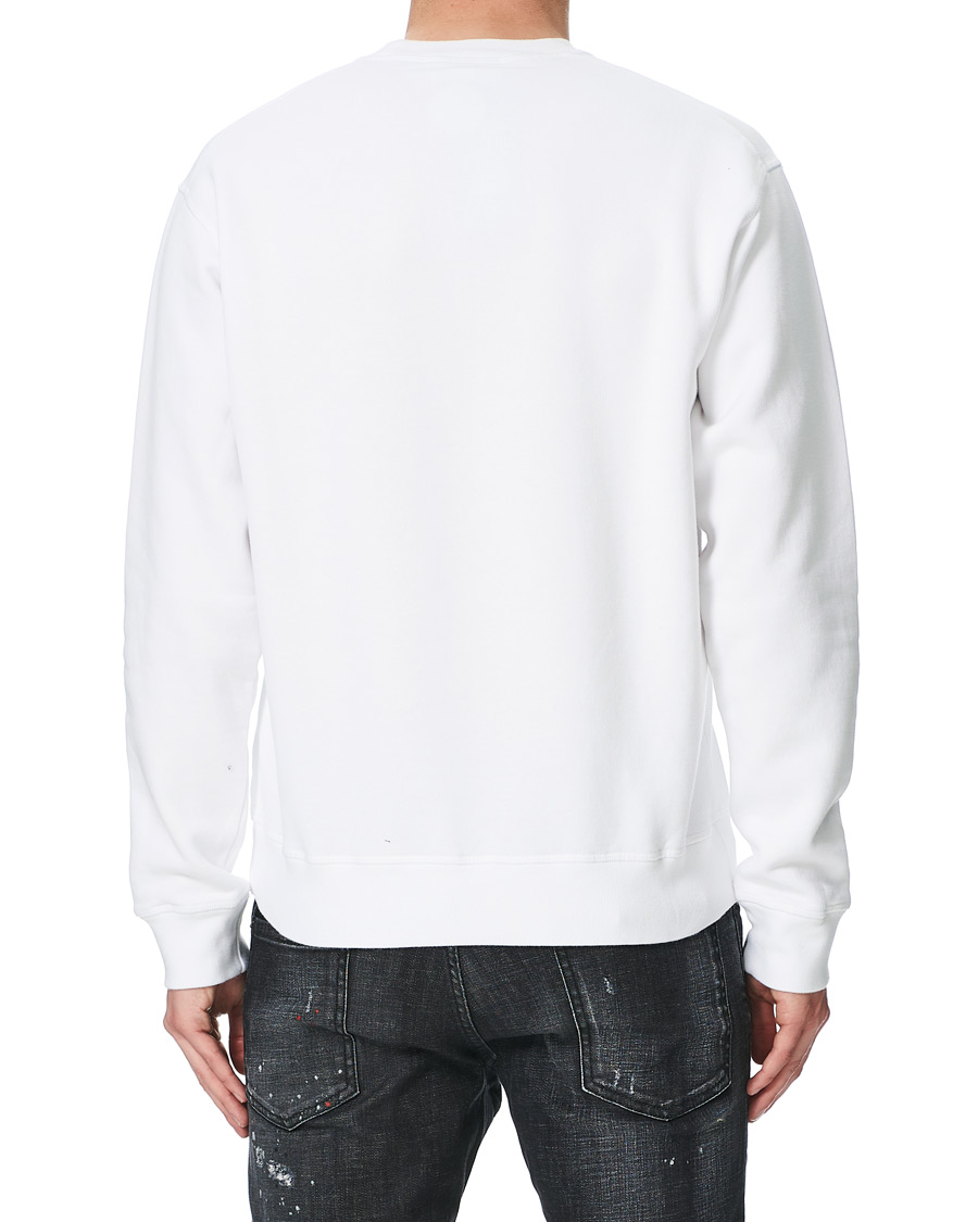 Herre | Trøjer | Dsquared2 | Icon Logo Sweatshirt White