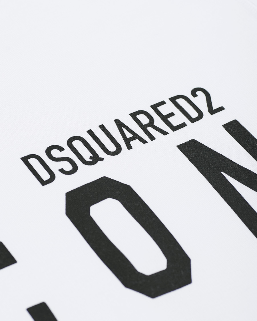 Herre | Trøjer | Dsquared2 | Icon Logo Sweatshirt White