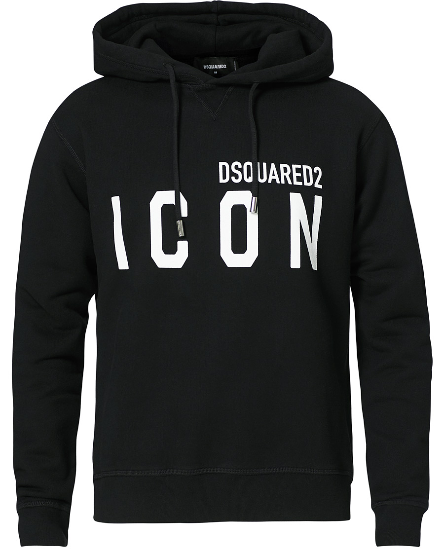 Herre | Trøjer | Dsquared2 | Icon Logo Hoodie Black