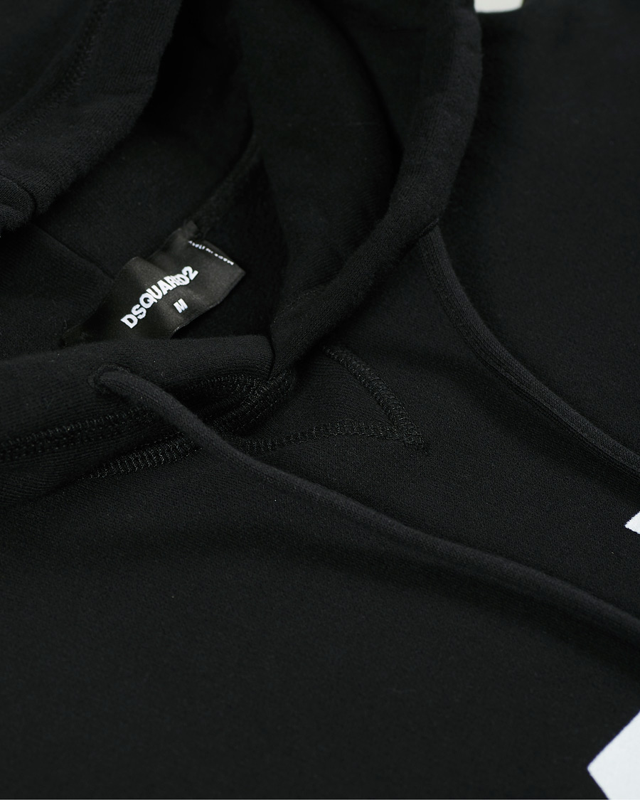 Herre | Trøjer | Dsquared2 | Icon Logo Hoodie Black
