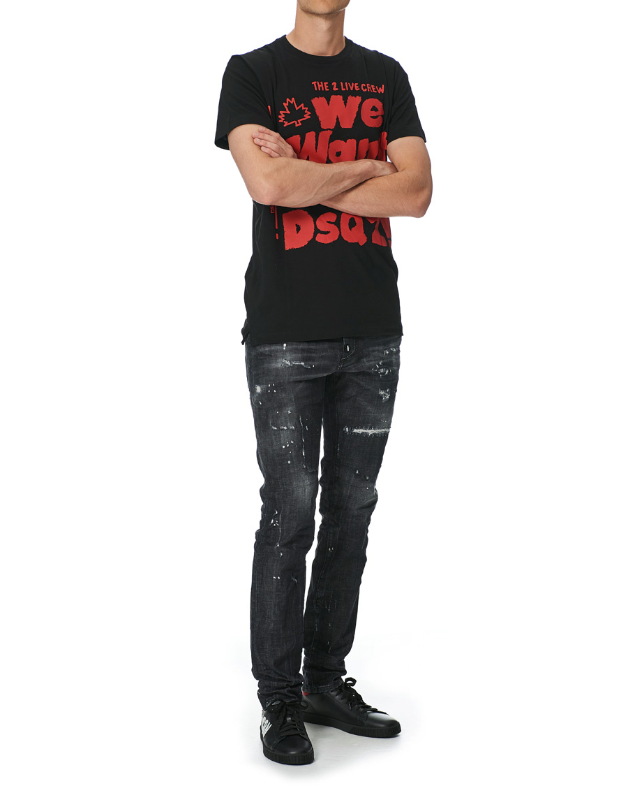 Herre | Jeans | Dsquared2 | Icon Skater Jeans Black Wash