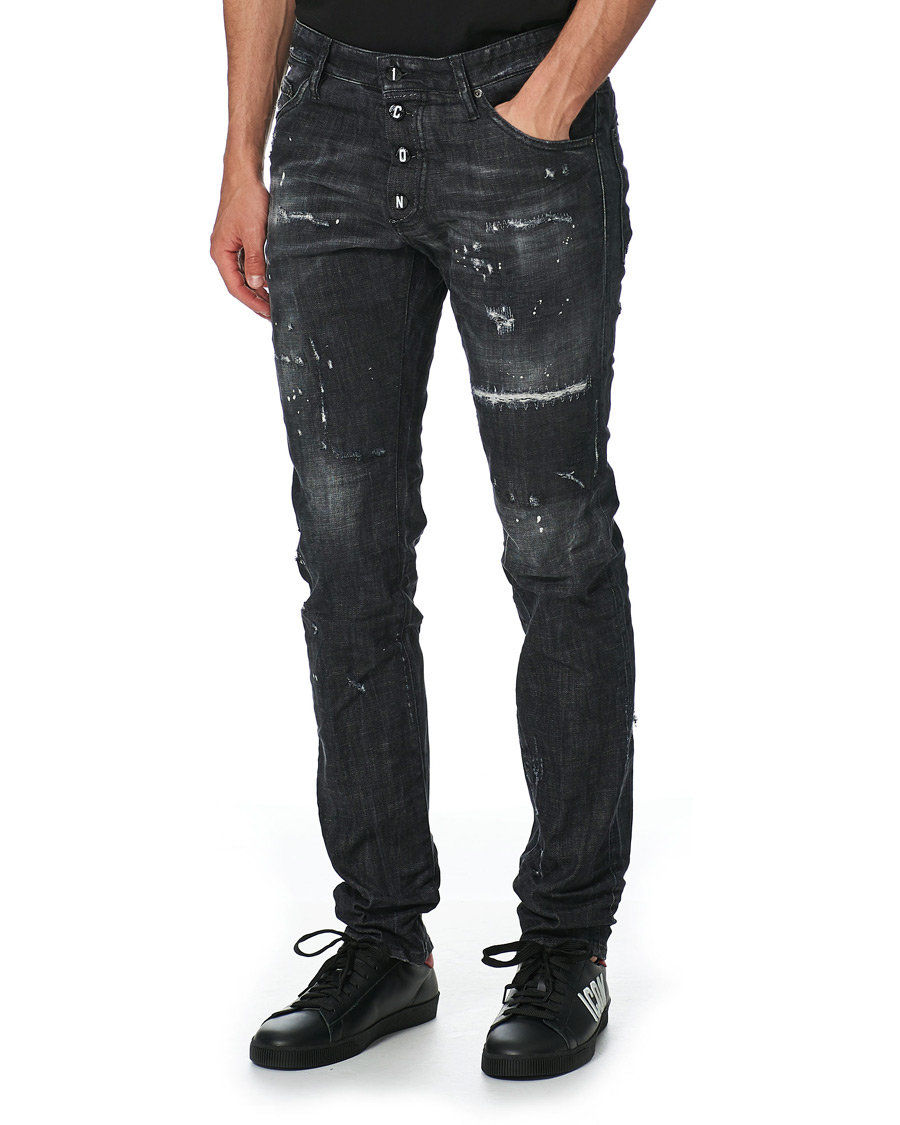 Herre | Jeans | Dsquared2 | Icon Skater Jeans Black Wash