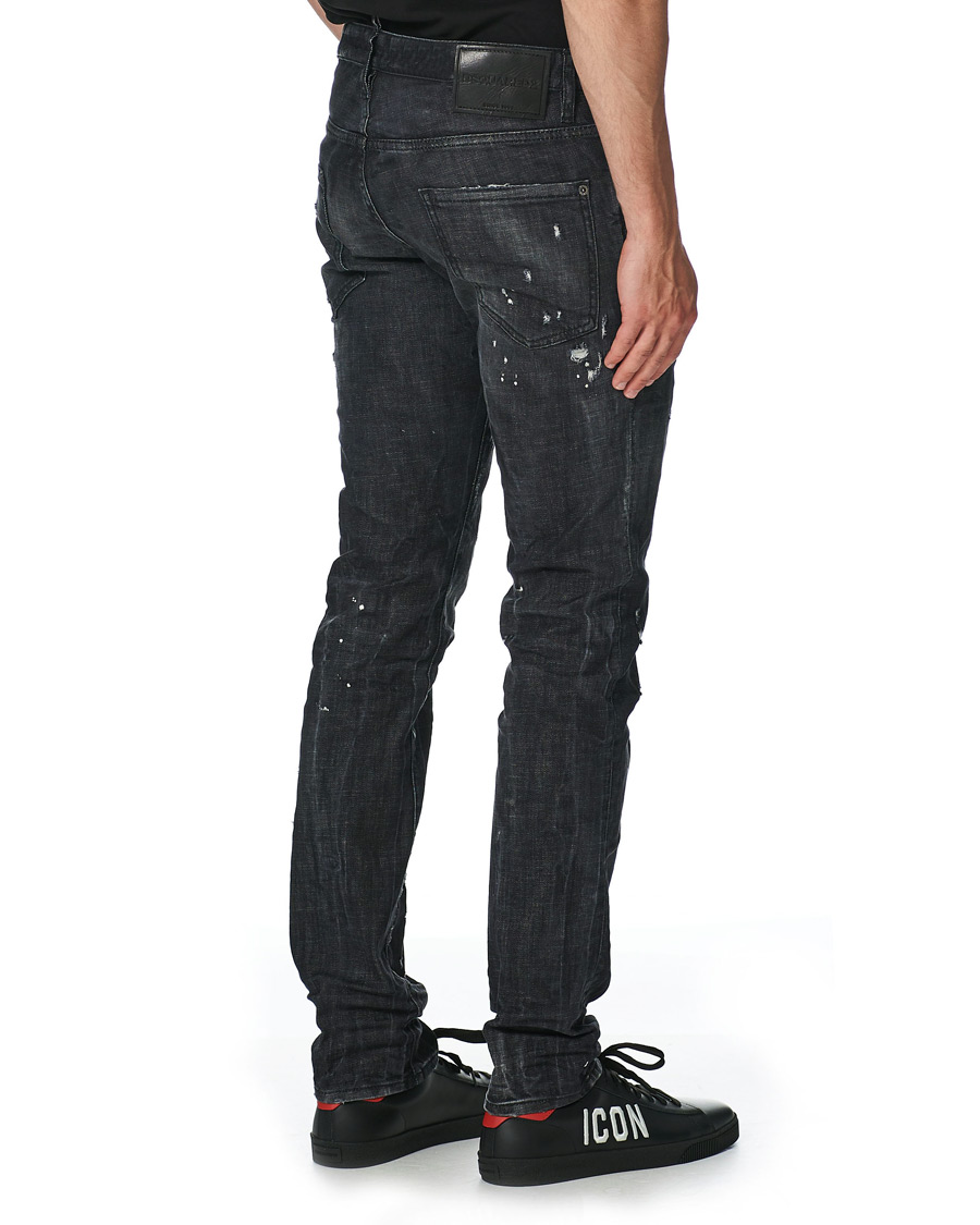 Herre | Jeans | Dsquared2 | Icon Skater Jeans Black Wash