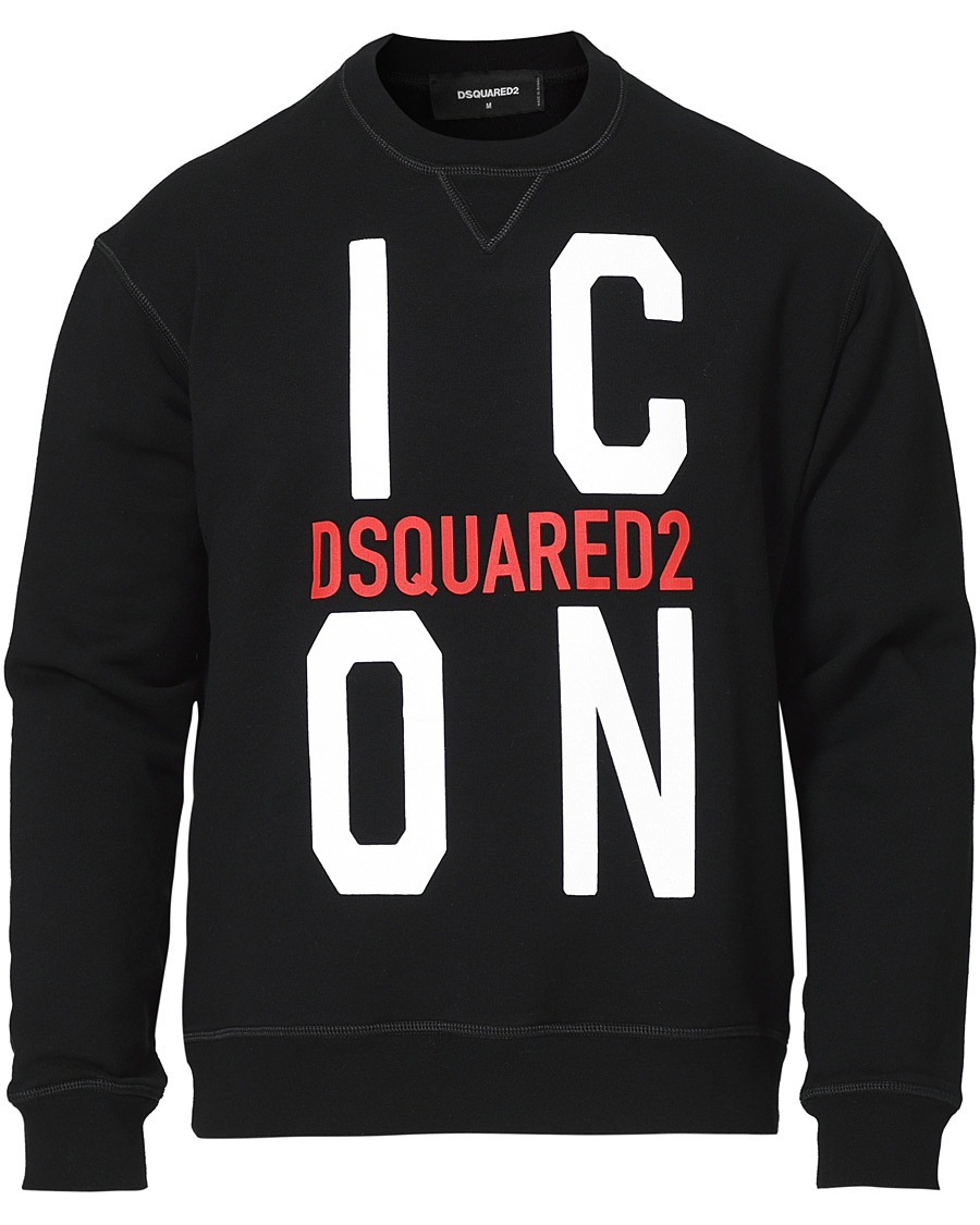 Herre | Trøjer | Dsquared2 | Cool Fit Icon Vert Sweatshirt Black