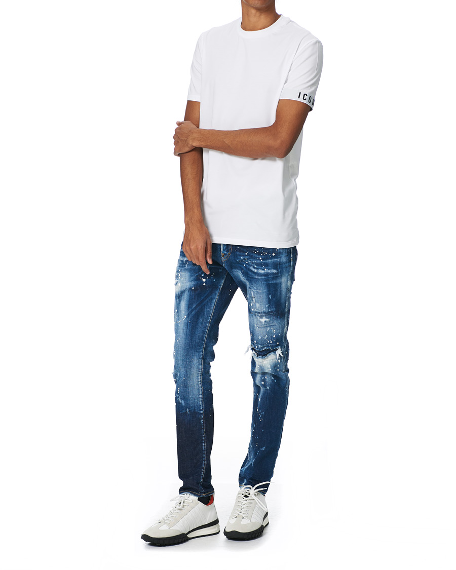Herre | T-Shirts | Dsquared2 | Icon Basic Tee White