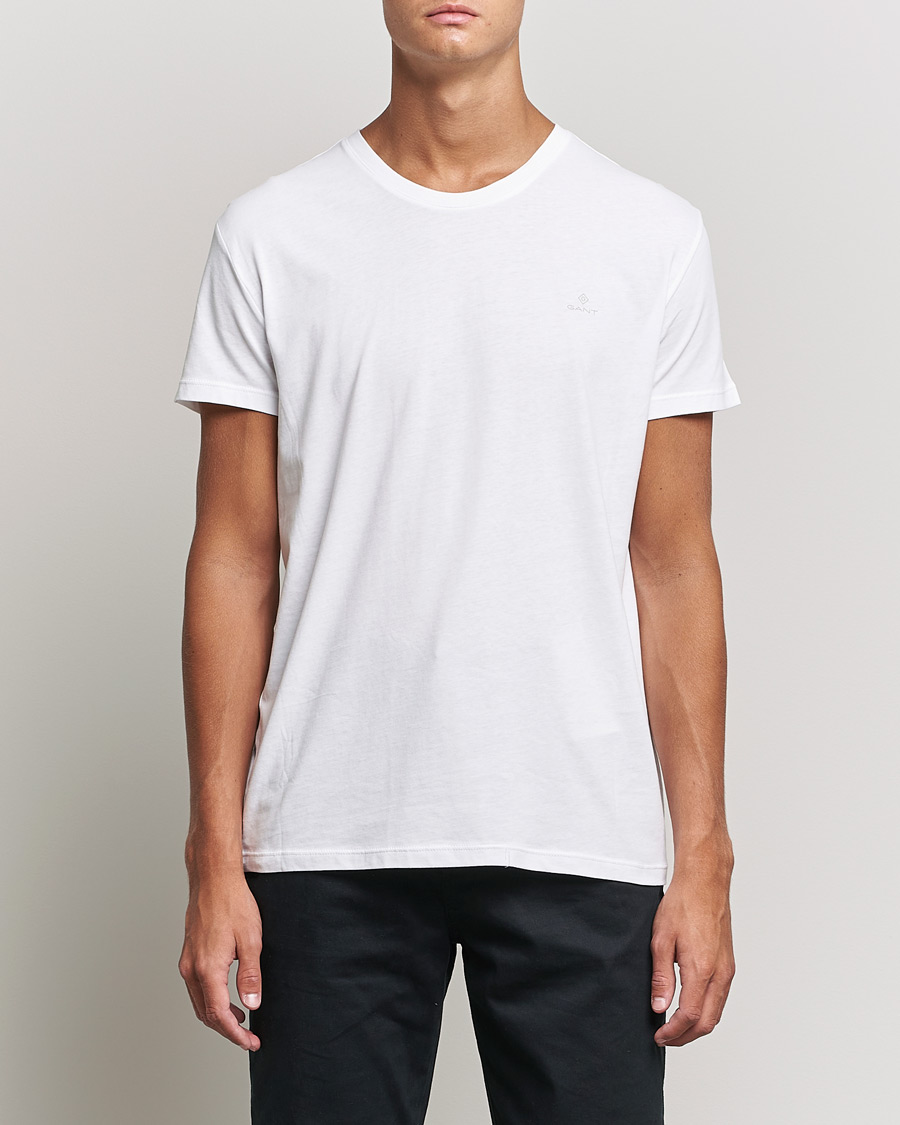 Herre | Julegavetips | GANT | 2-Pack Crew Neck T-Shirt Black/White